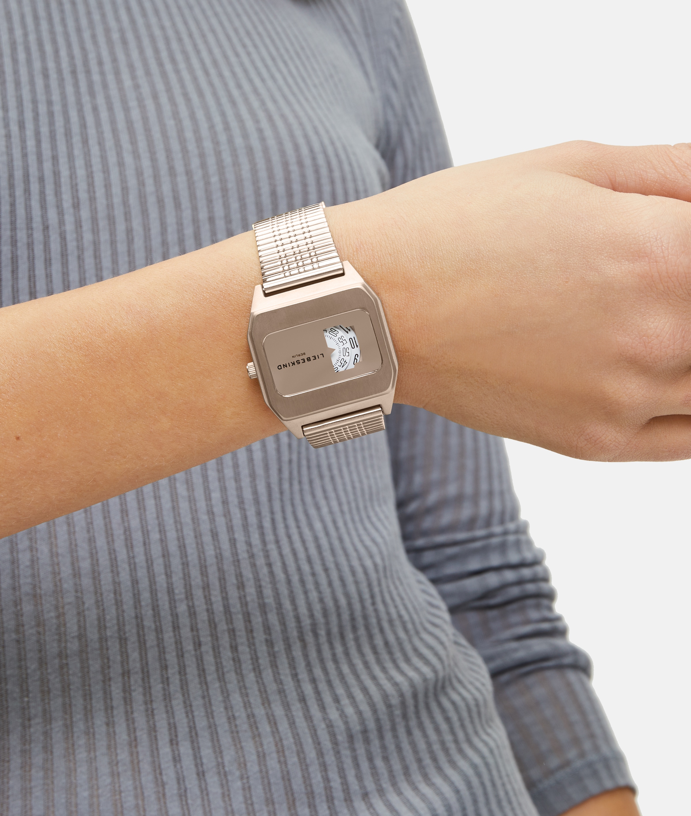 Liebeskind Berlin Quarzuhr »Vinyl Vision« Armbanduhr, Damenuhr, Edelstahlarmband, analog