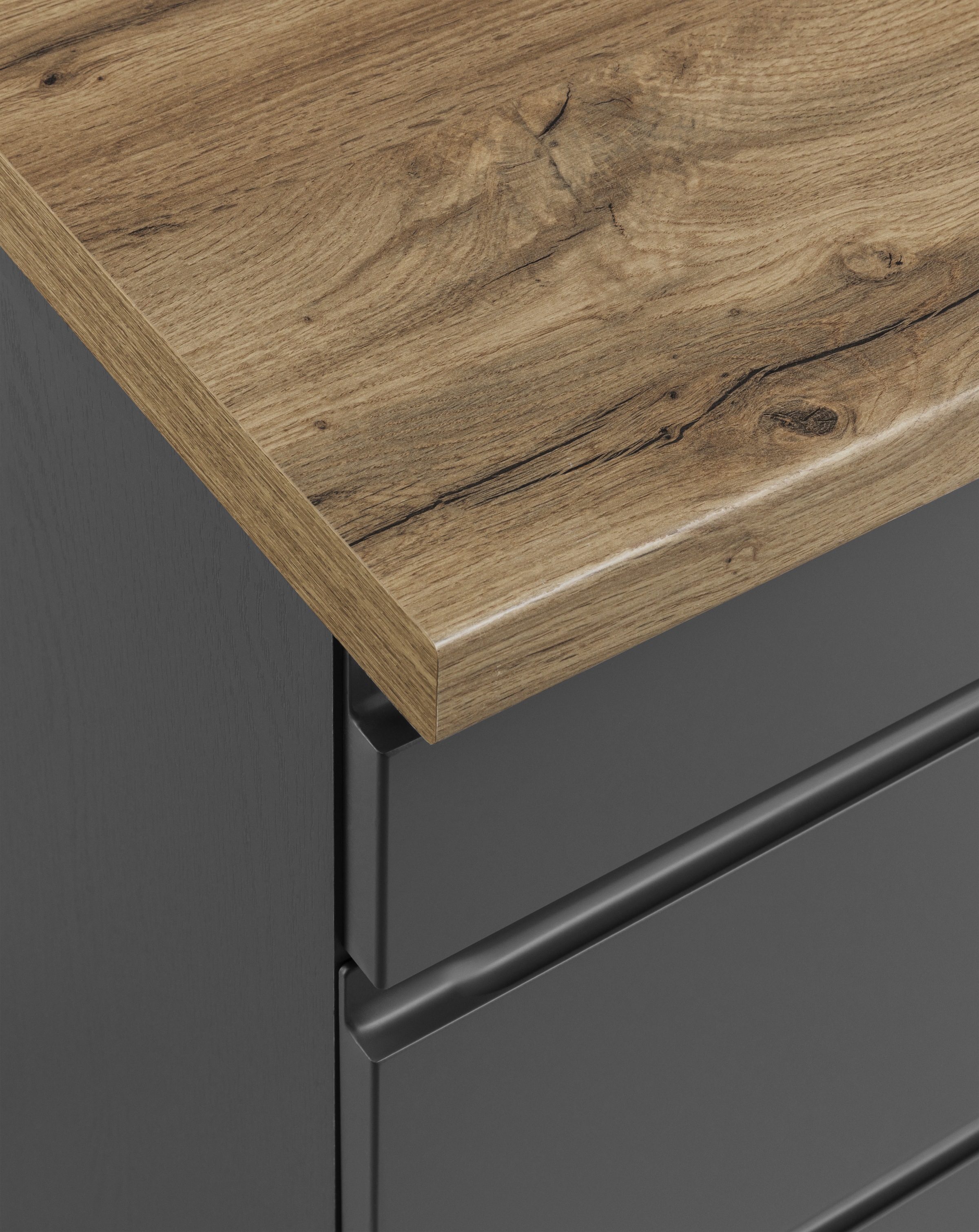 KOCHSTATION Winkelküche »KS-Bruneck« Stellbreite 380/180 cm breit, Ceran oder Induktionskochfeld, MDF