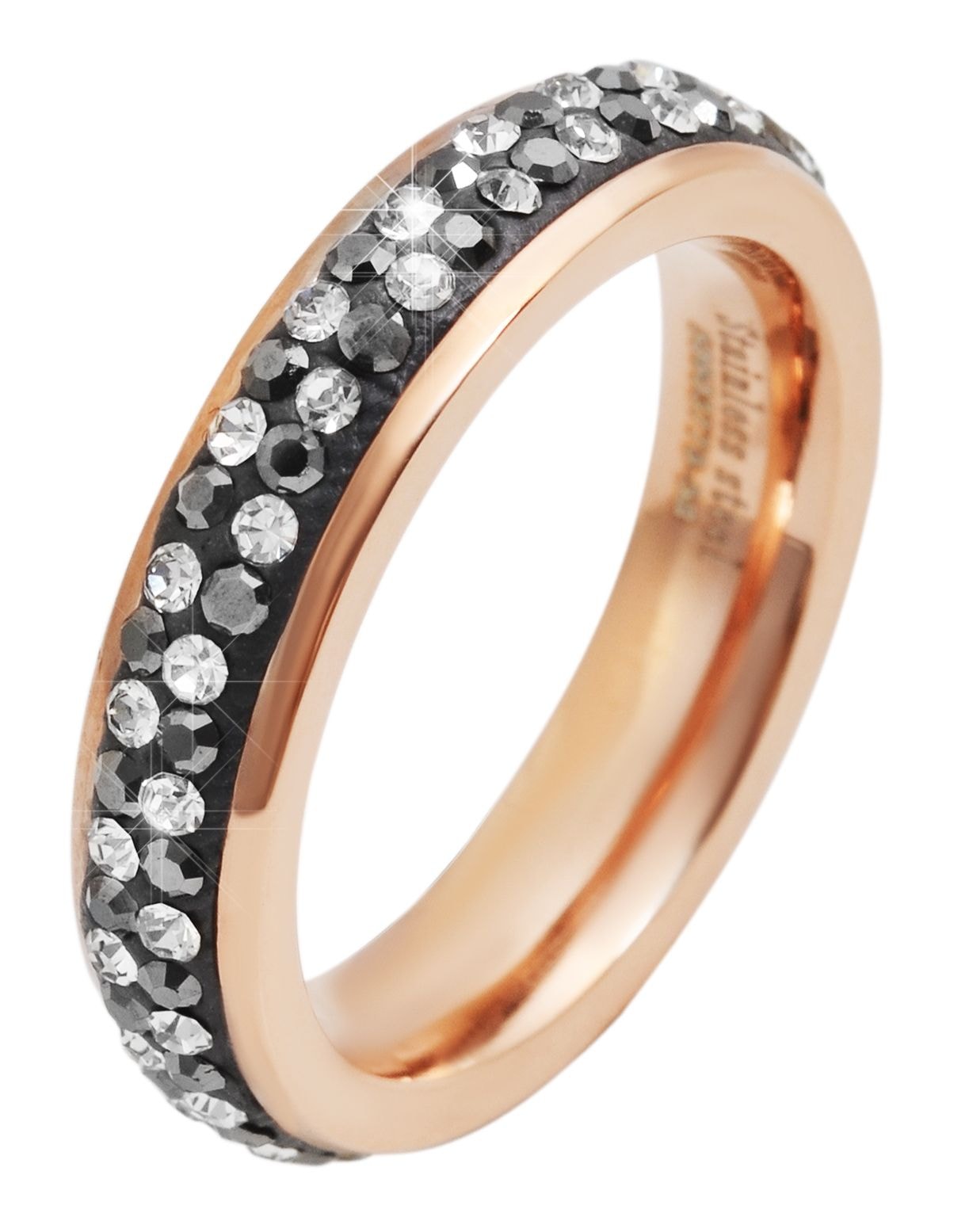 Adelia´s Fingerring »Damen Ring aus Edelstahl«