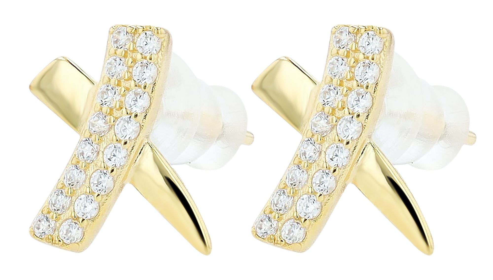 Adelia´s Paar Ohrstecker »Damen Ohrringe ¿ Ohrstecker aus 925 Silber«