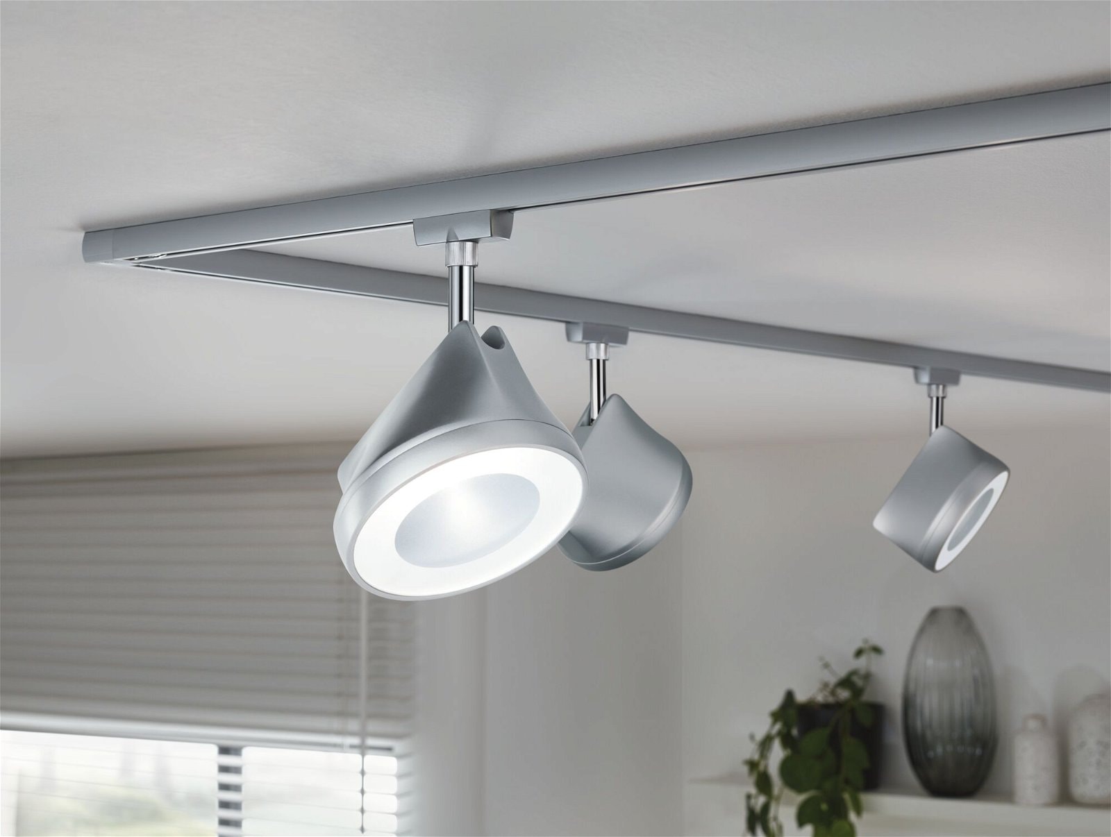Paulmann Schienensystem-Leuchten »URail Schienenspot Arena 950lm 15,3W 4000K 230V Chrom matt, Chrom«, dimmbar, Einzelspot