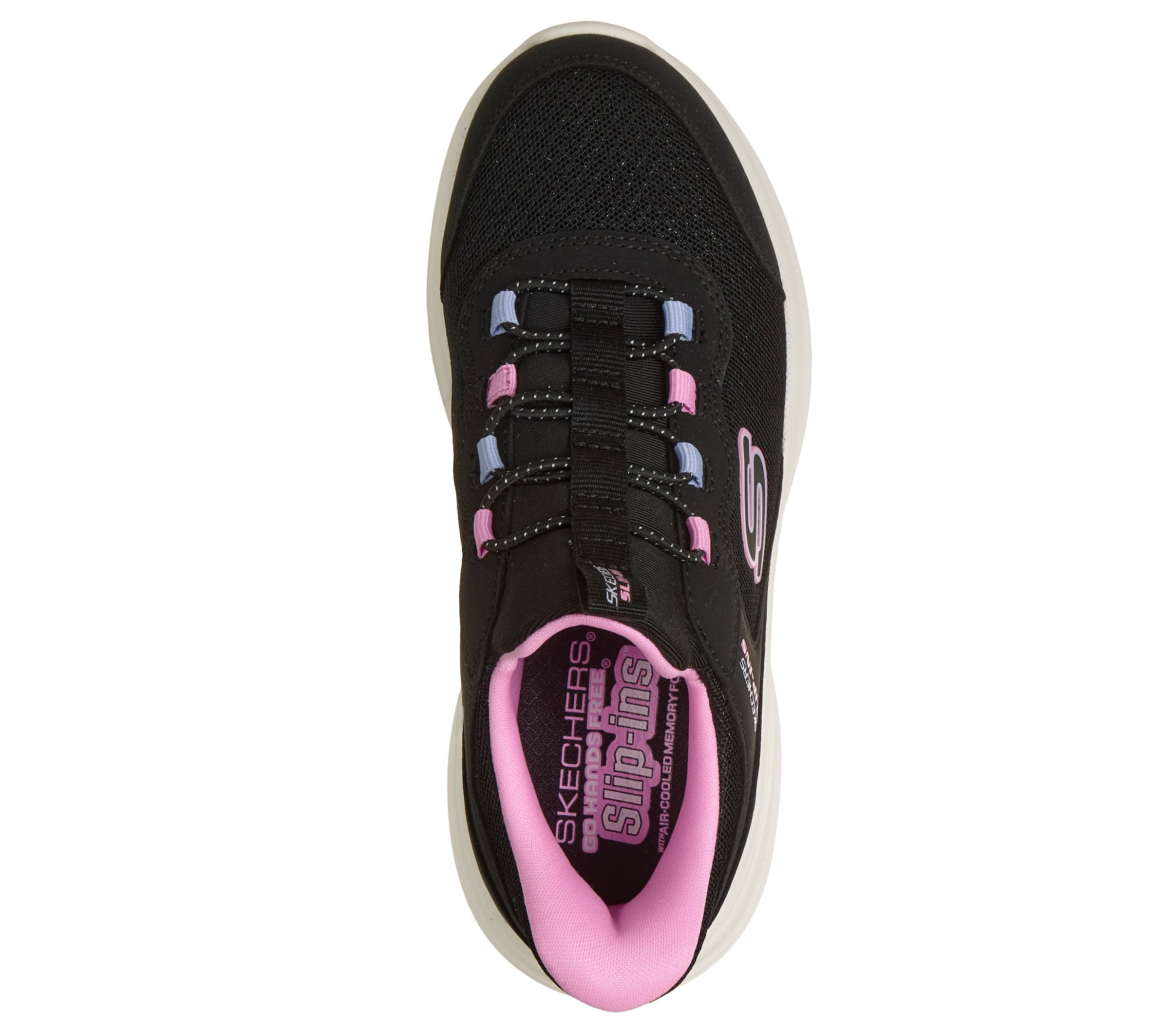 Skechers Slip-On Sneaker »BOUNDER PRO«  mit Elastik-Schnürsenkeln, Größenschablone zum Download