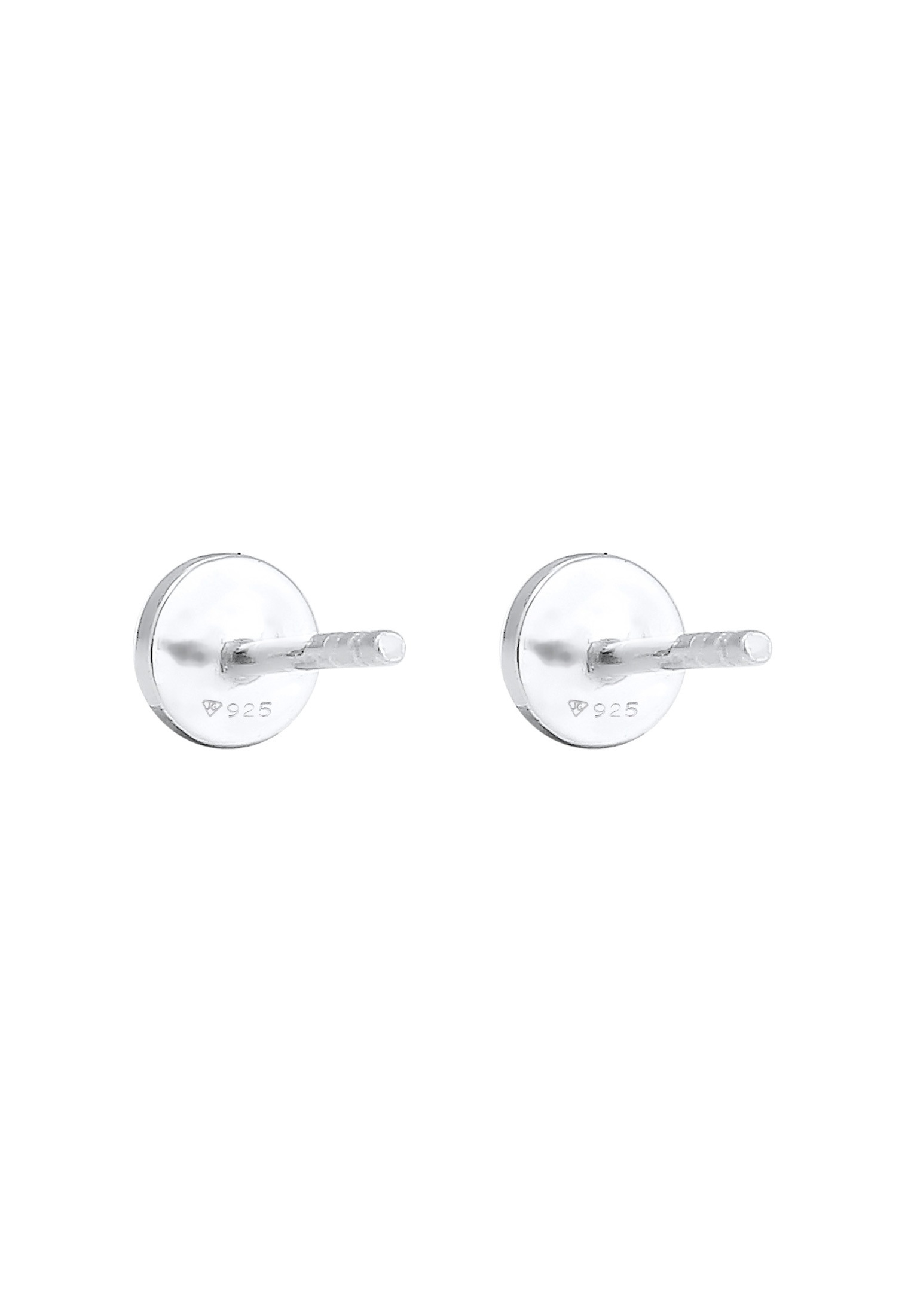 Elli Paar Ohrstecker »Ohrringe Kreis Gehämmert Geo Rund 925 Silber«