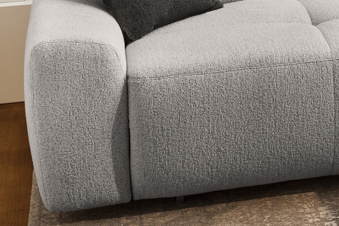 Jockenhöfer Gruppe Ecksofa »Unos, L-Form, mit 60cm elektrischer Sitztiefenverstellung« 140kg Belastbarkeit, USB, verstellbaren Kopfstützen & Zierkissen