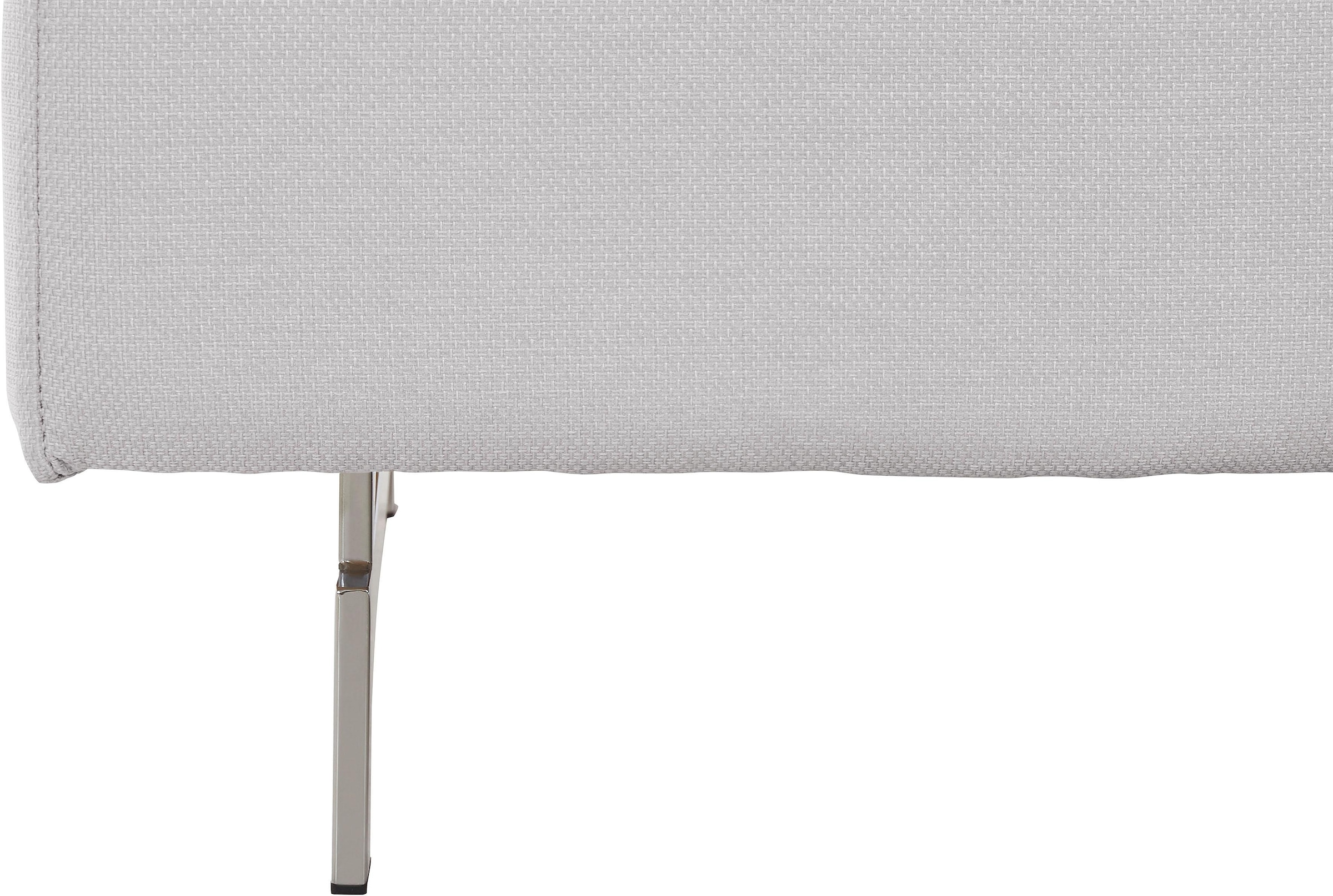 COTTA Ecksofa »Chef L-Form«, mit Kopfteilverstellung, wahlweise mit Bettfunktion