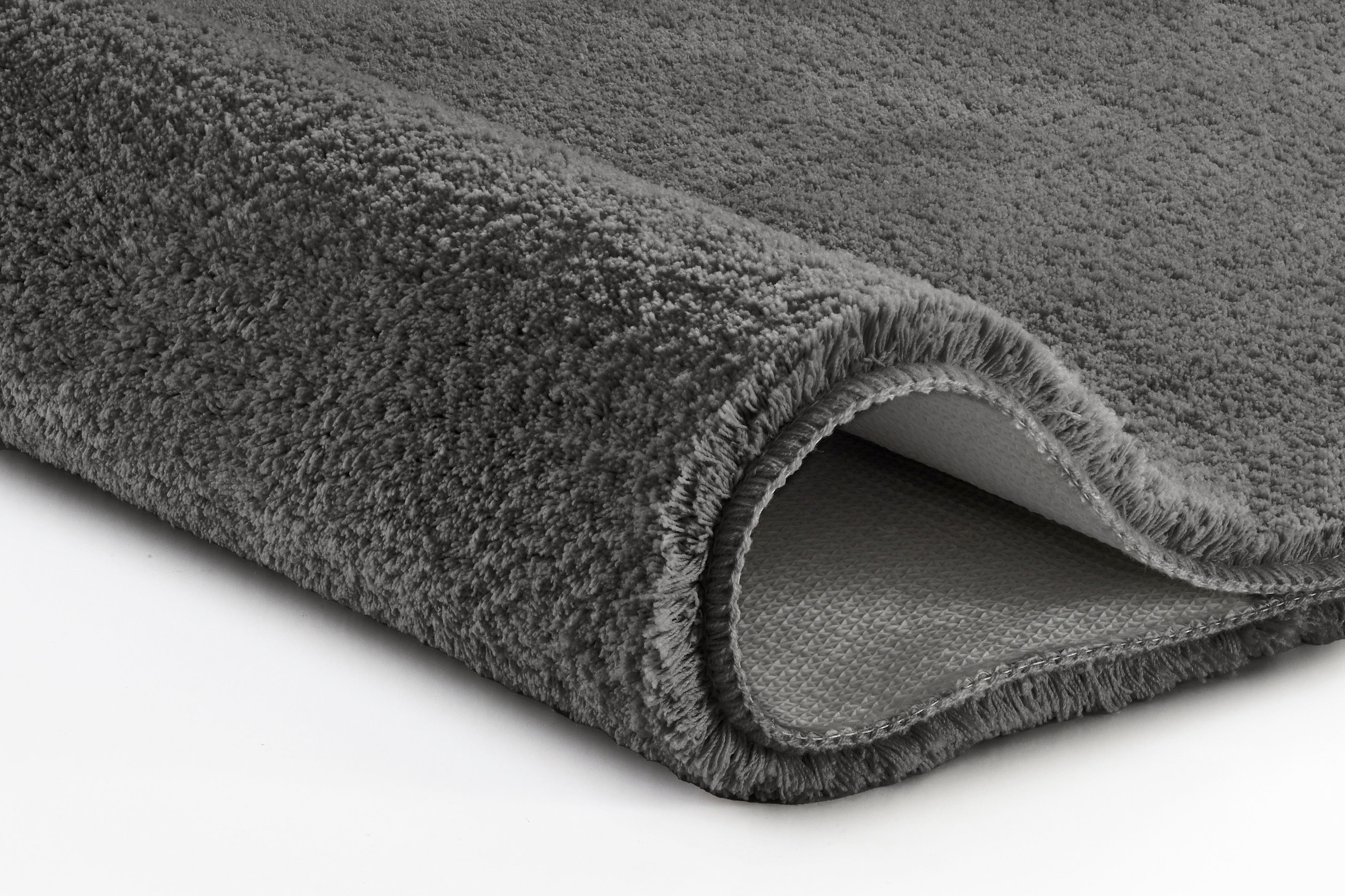 Kleine Wolke Badematte »Marco«, rutschhemmend beschichtet, fußbodenheizungsgeeignet, Badteppich, Uni Farben