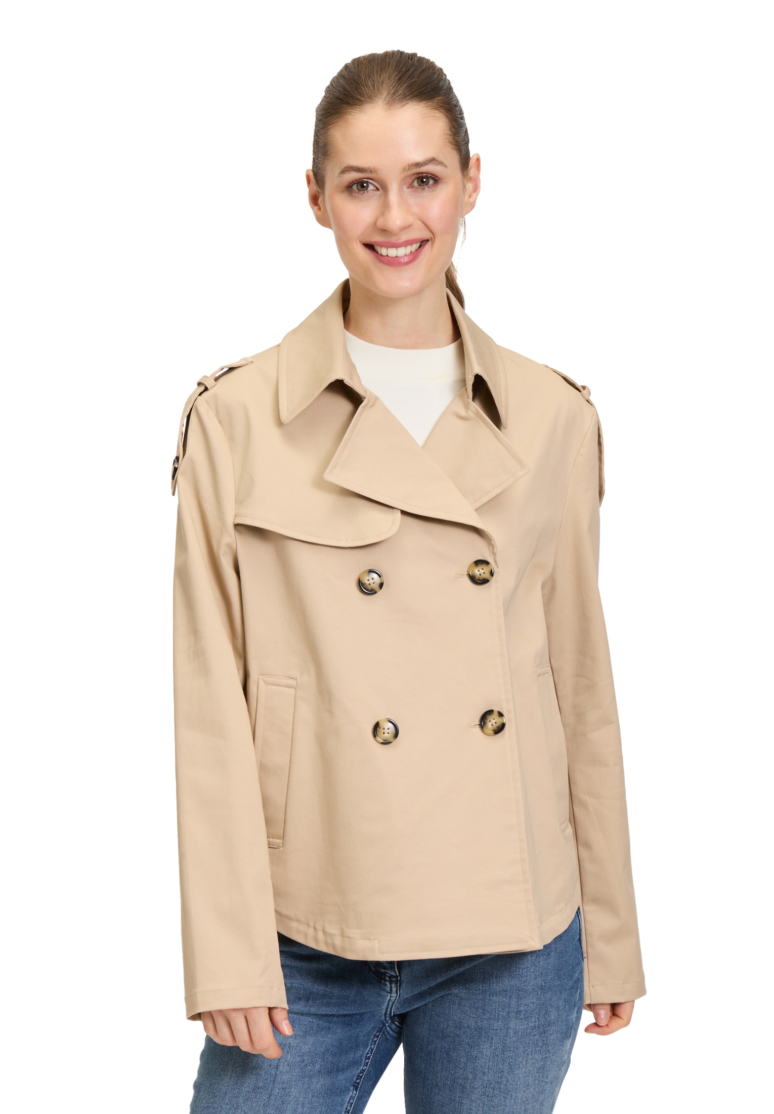 Amber & June Sommerjacke »Sommerjacke mit Kragen«