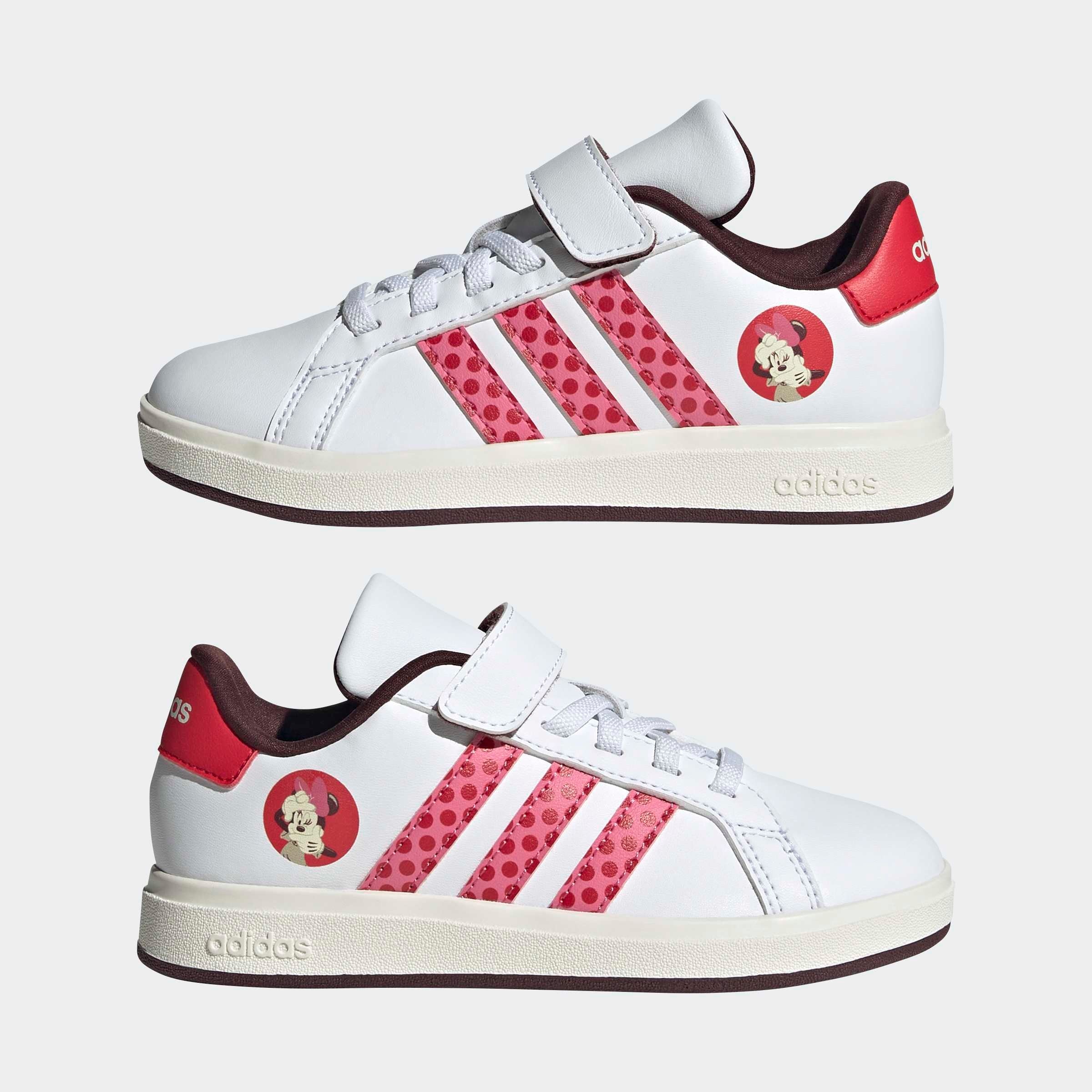 adidas Sportswear Sneaker »DISNEY MINNIE MAUS GRAND COURT 2.0 KIDS«  Design auf den Spuren des adidas Superstar