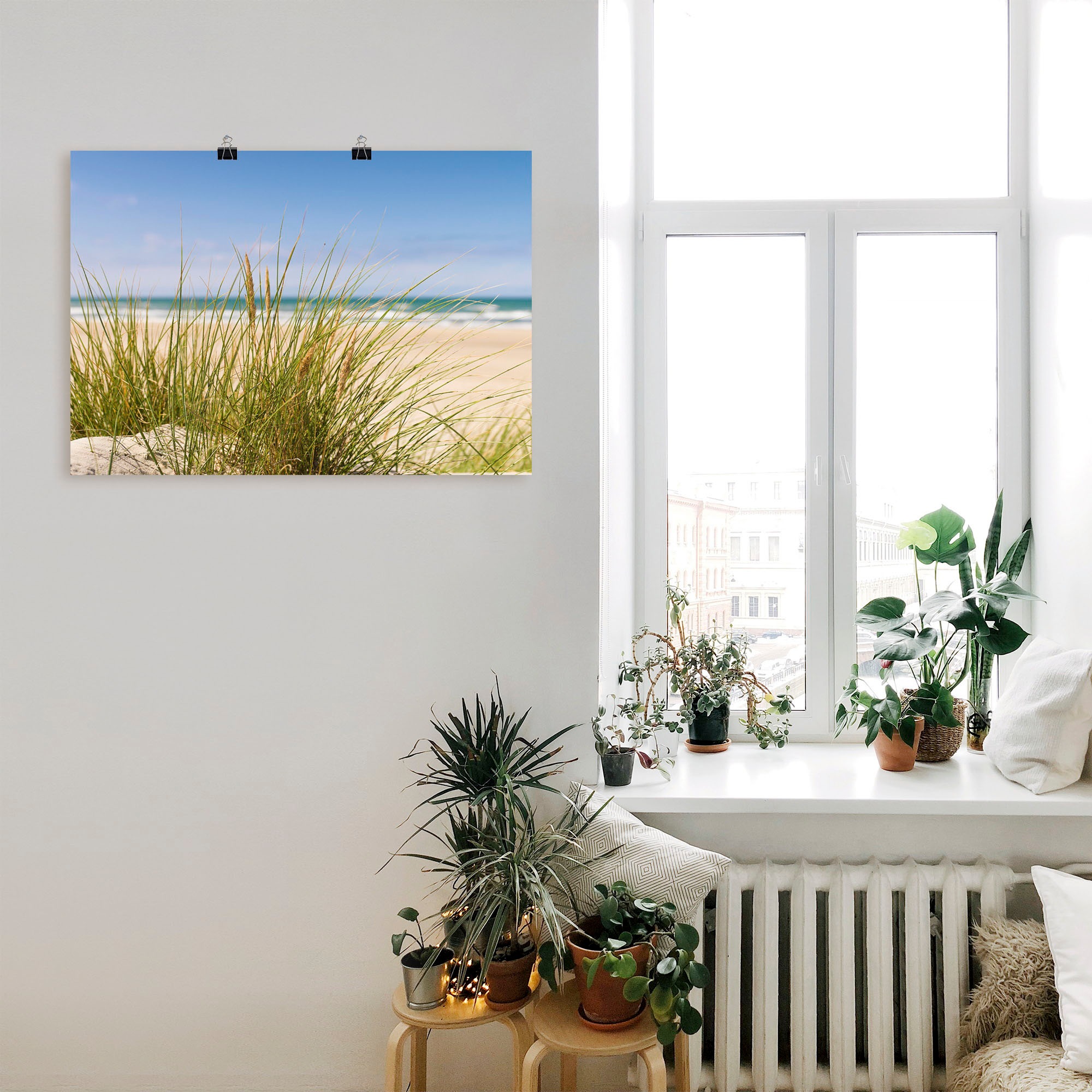 Artland Wandbild »Dünengras«, Strand, (1 St.), als Alubild, Outdoorbild, Leinwandbild, Poster in verschied. Größen