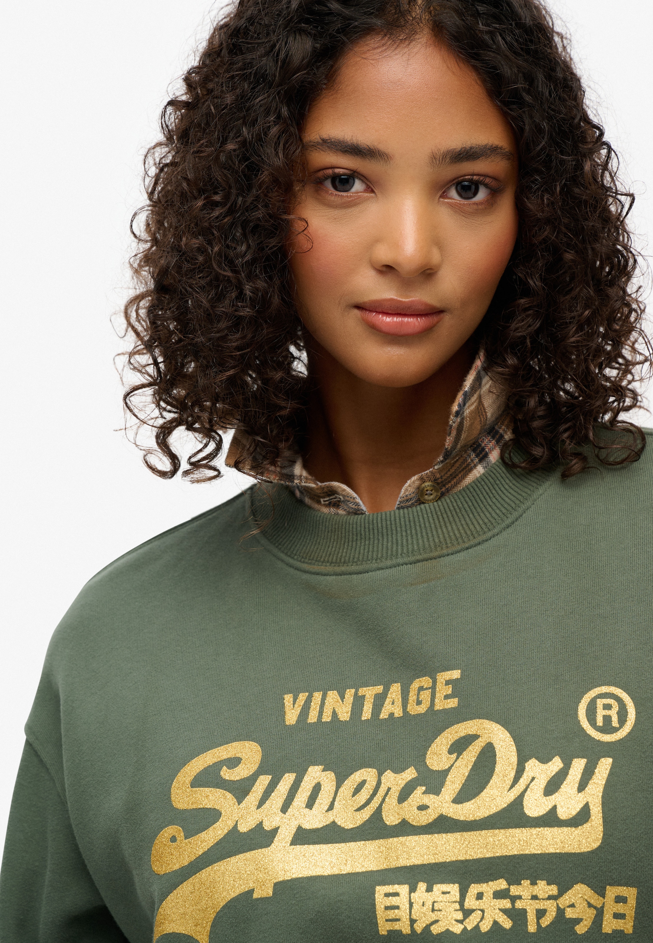 Superdry Sweatshirt »EMBELLISHED VL LOOSE CREW«