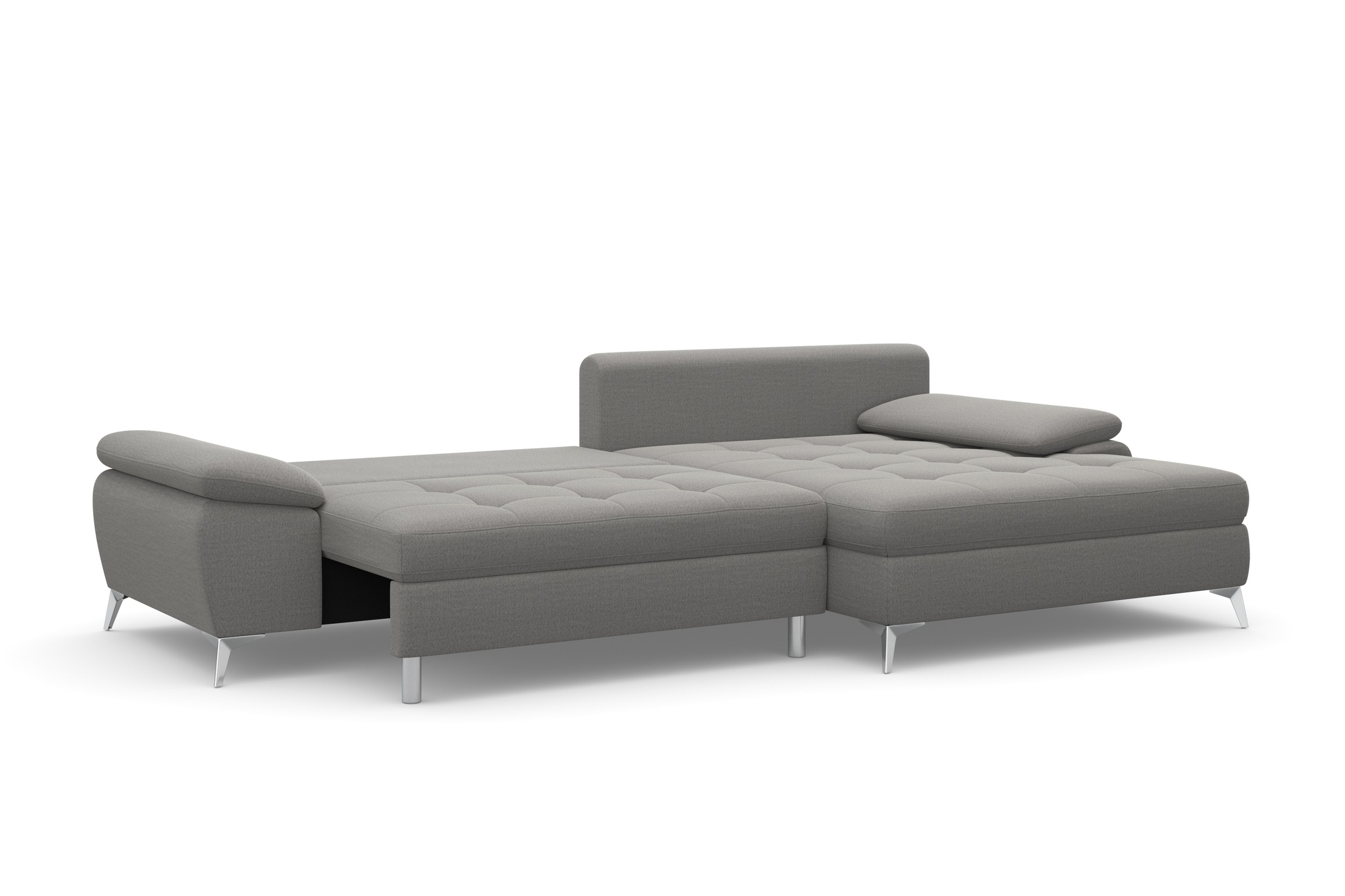 sit&more Ecksofa »Latigo L-Form«, mit Mega-Recamiere, wahlweise mit Bettfunktion und Bettkasten