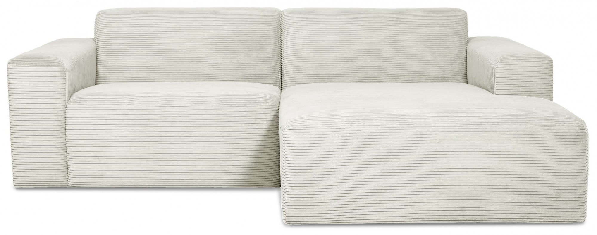 INOSIGN Ecksofa »Koa,228cm, L-Form, Modulsofa, Webstoff, Cord«, Designsofa, weicher Lounge-Sitzkomfort, Welleunterfederung, bodentief