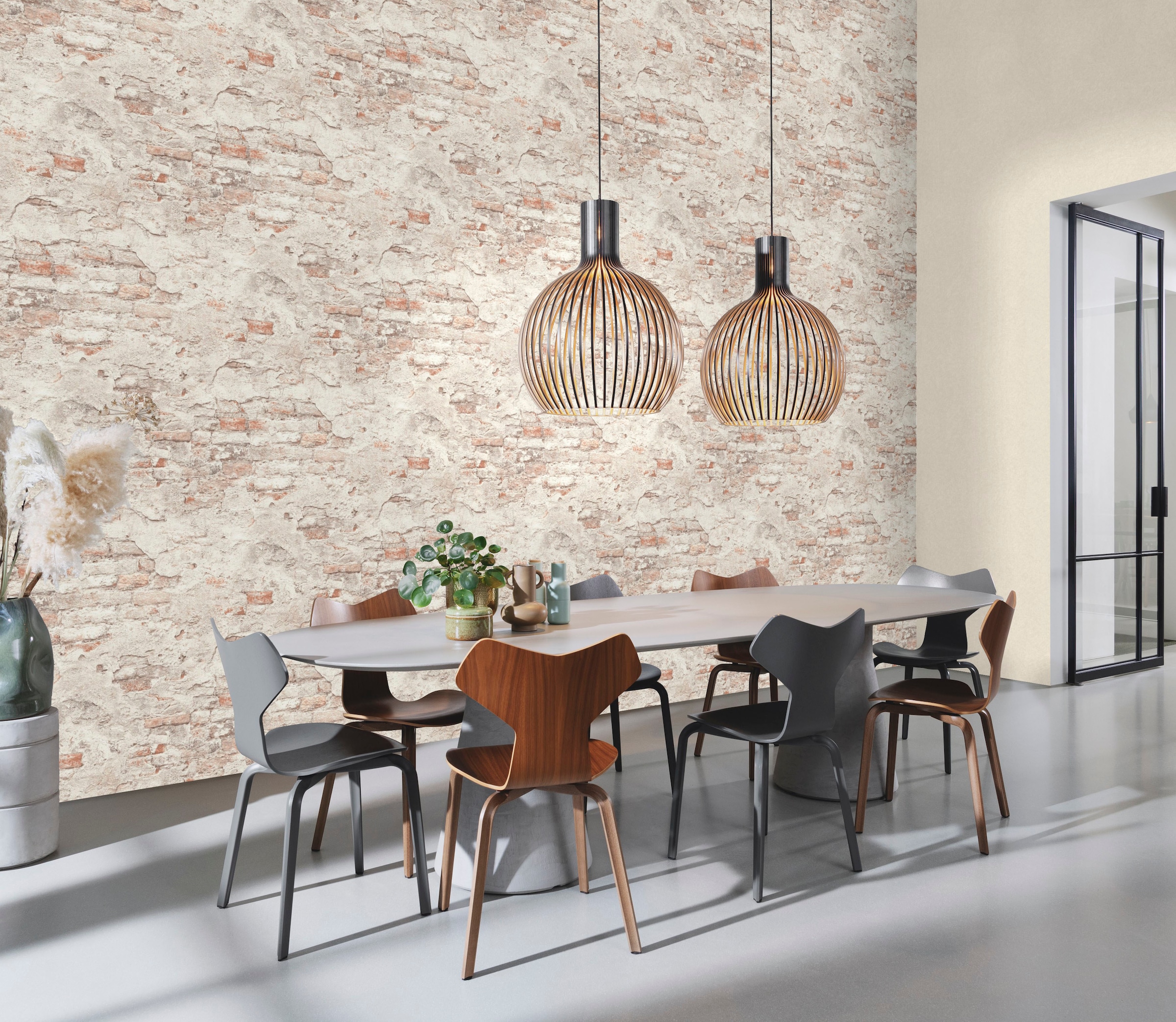 Rasch Vinyltapete »Factory III« Steinoptik | gemustert geprägt