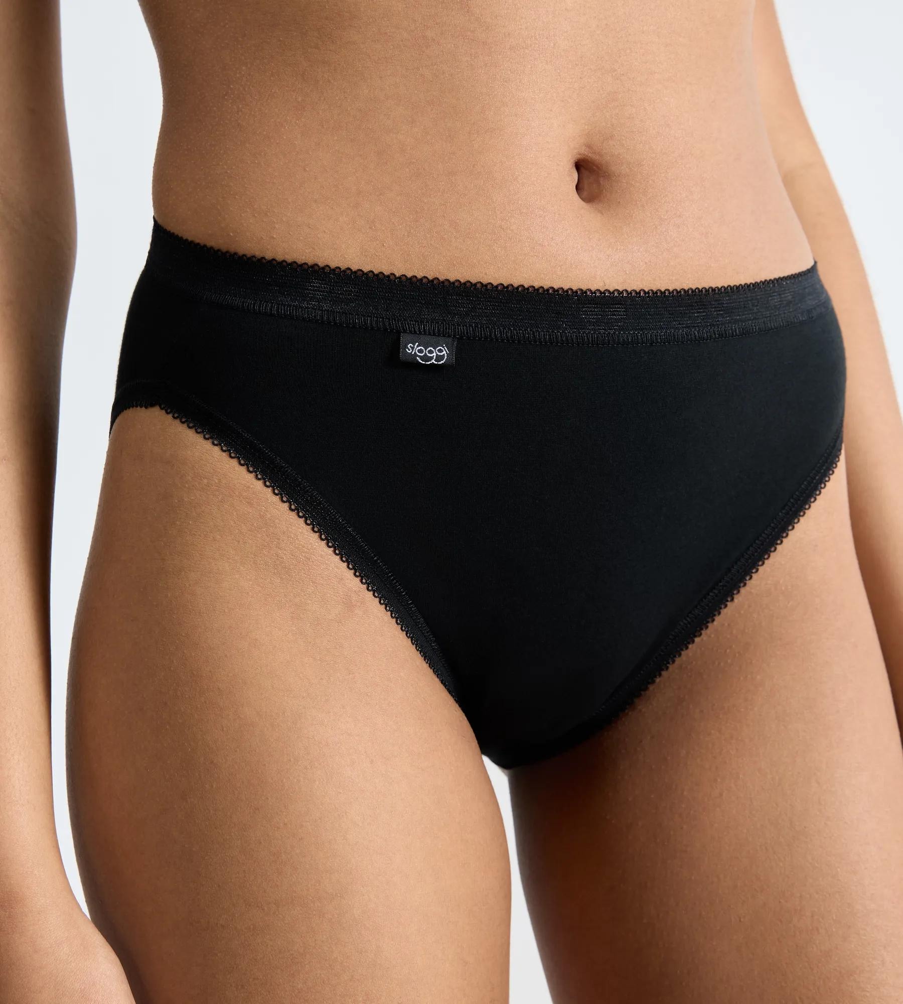 sloggi Tai-Slip »Basic+« 3er Pack,  elastischer Bund, weiche Nähte, Baumwollmischung, atmungsaktiv