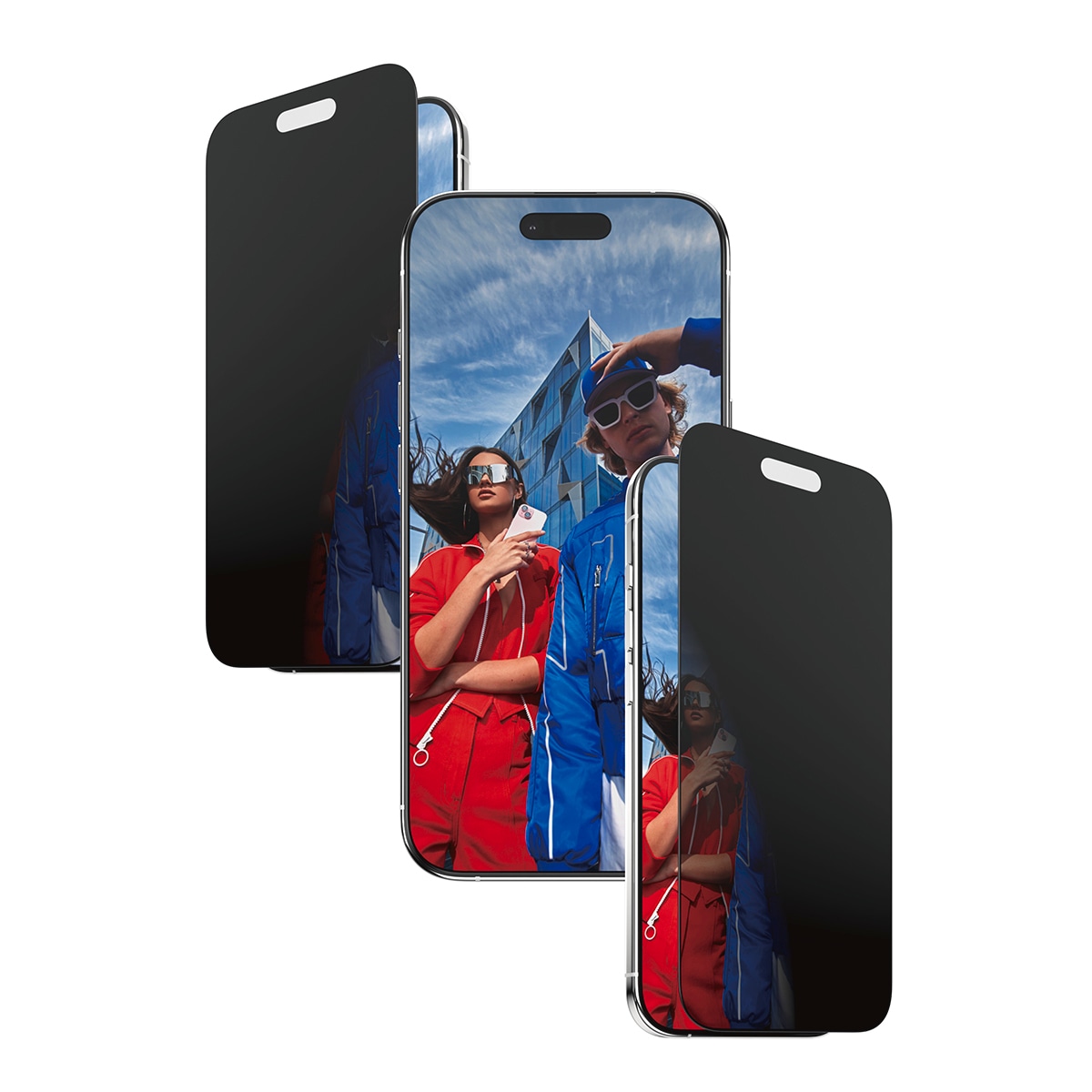 CARE by PanzerGlass Displayschutzglas »2-Way Privacy Ultra-Wide Fit Screen Protector« für Apple iPhone Air Displayschutzfolie, Schutzfolie, Bildschirmschutz, kratz- & stoßfest