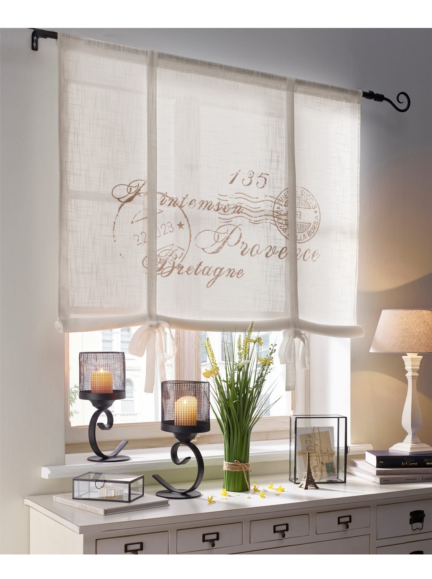 Heine Home Windlicht in schwarz, Größe B/H/T: 17,5 cm x 32 cm x 13 cm