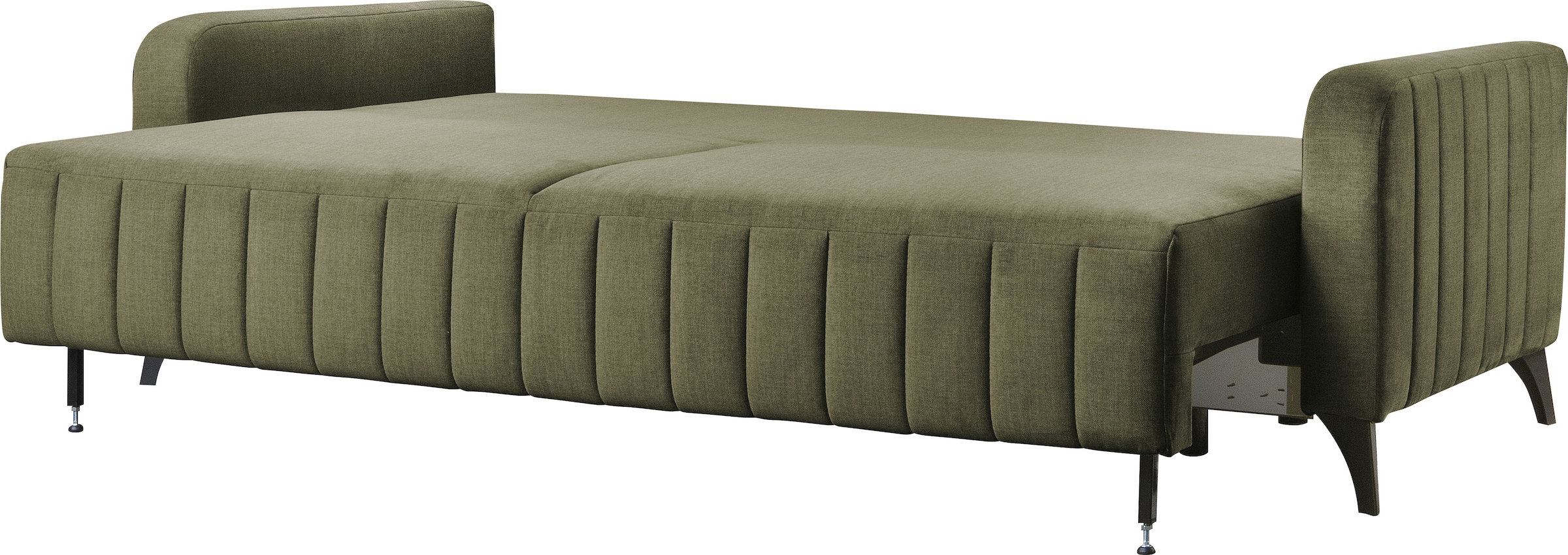 exxpo - sofa fashion 3-Sitzer »Grande, hochwertiges Schlafsofa mit Microvelours-Bezug, OTTOs Choice«, mit Bettfunktion und Bettkasten, komfortabler Federkern