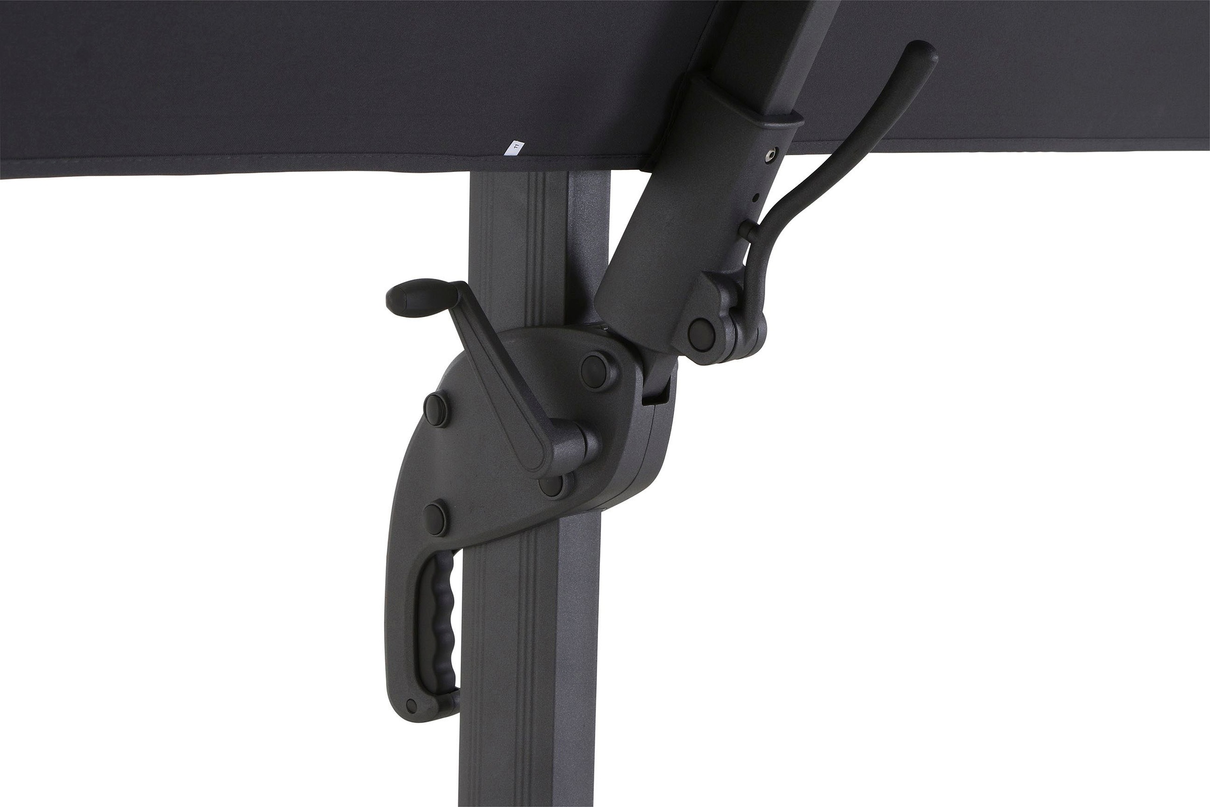 Siena Garden Ampelschirm »California«, (Set), inkl. Platten, Schutzhülle und Windsicherung, 3x3m