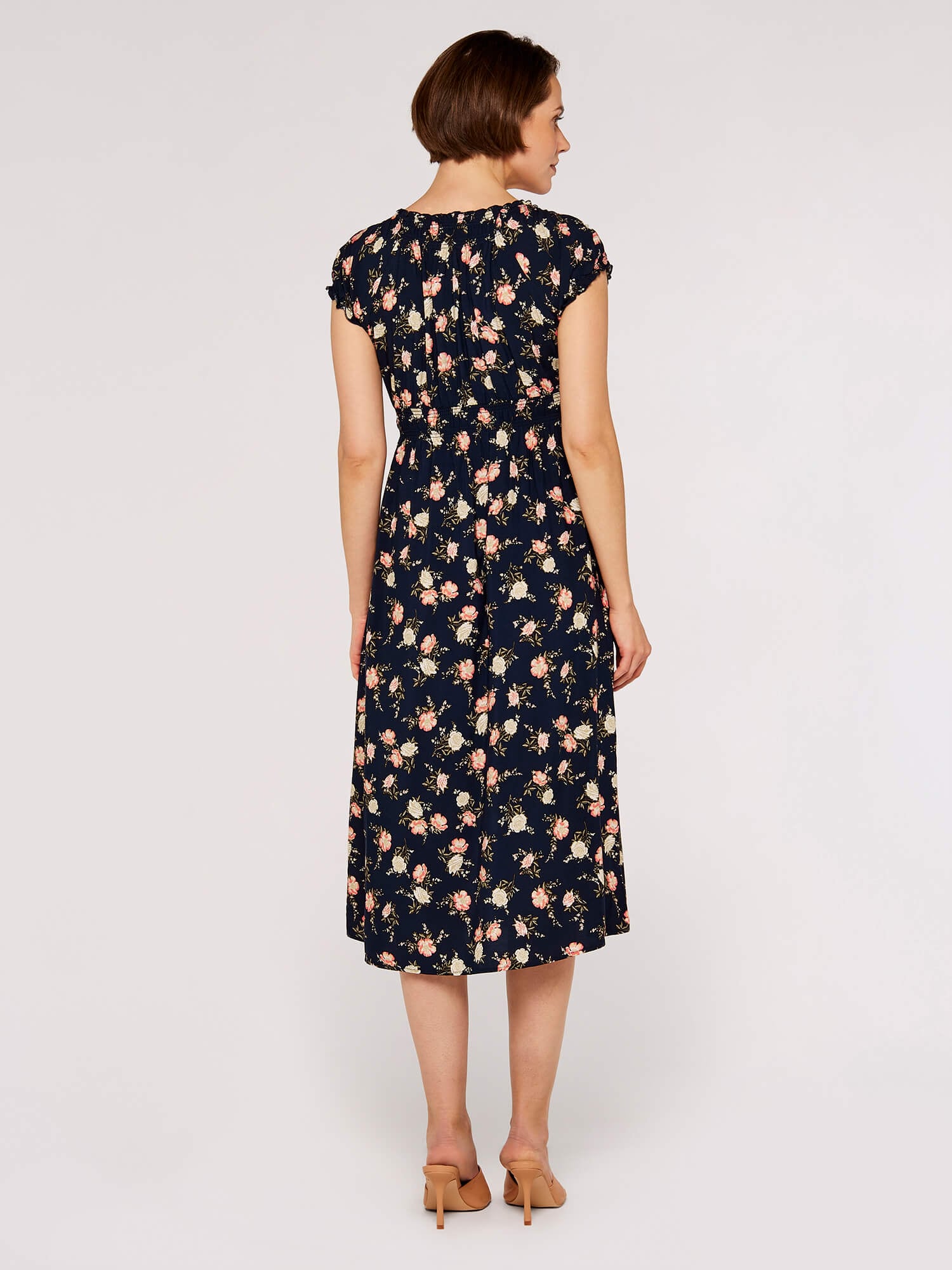 Apricot Midikleid »Midikleid« mit Smokdetails