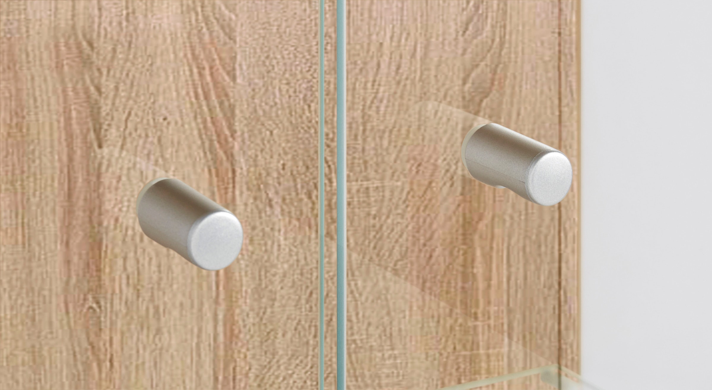 fif möbel Vitrine »OPTIMA« Standvitrine, Vitrinenschrank, Glasvitrine, Sammlervitrine