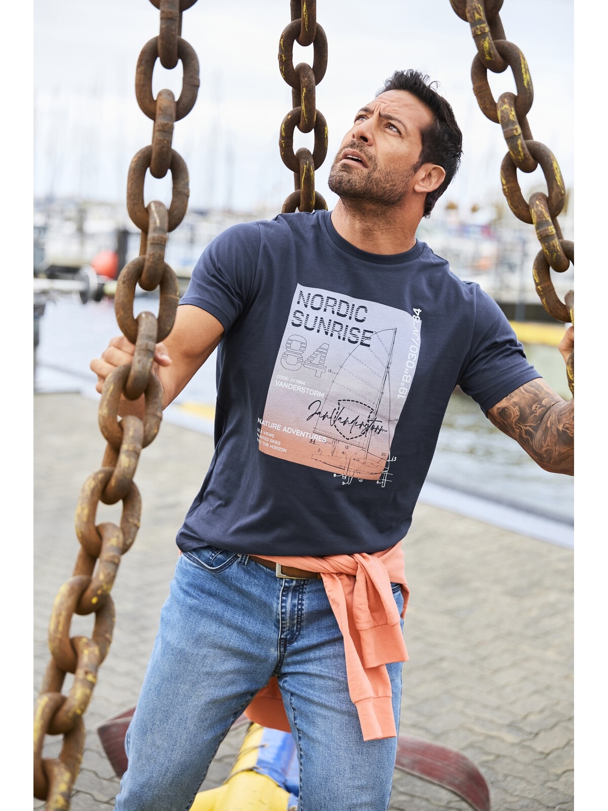 Jan Vanderstorm T-Shirt »T-Shirt ARNOHELD«