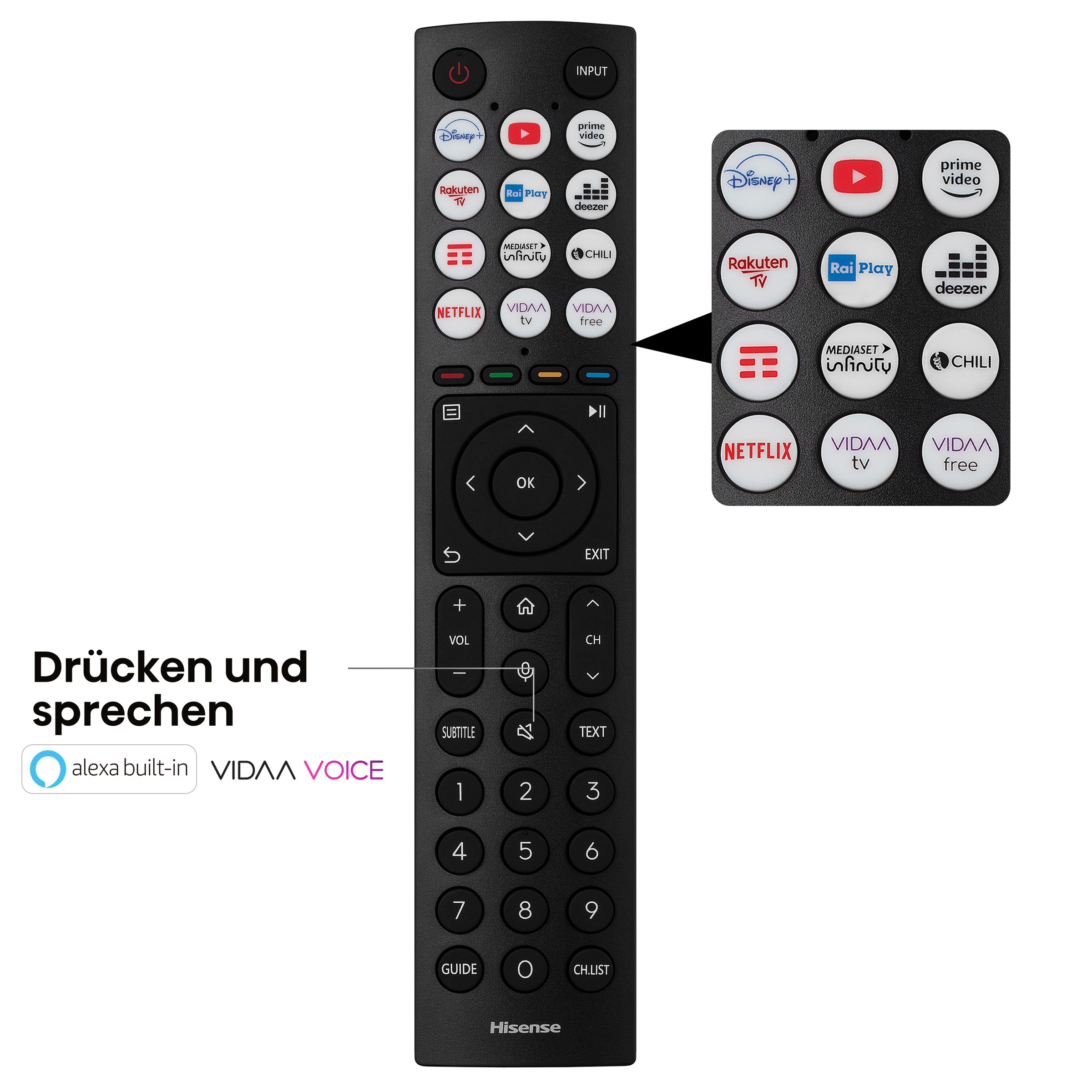 Hisense UHD-Beamer »Hisense PL1 Laser Cinema 80 - 120 Zoll Laser Projektor,(ohne Leinwand)«, (3000:1)