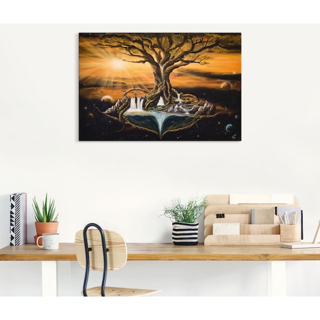 Artland Wandbild »Der Traum der Welten«, Landschaften, (1 St.), als Alubild,  Leinwandbild, Wandaufkleber oder Poster in versch. Größen bestellen im OTTO  Online Shop