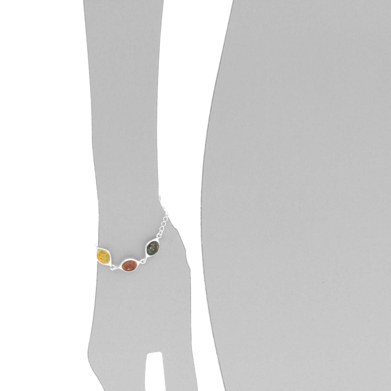 OSTSEE-SCHMUCK Armband »- Canissa - Silber 925/000 - Bernstein«