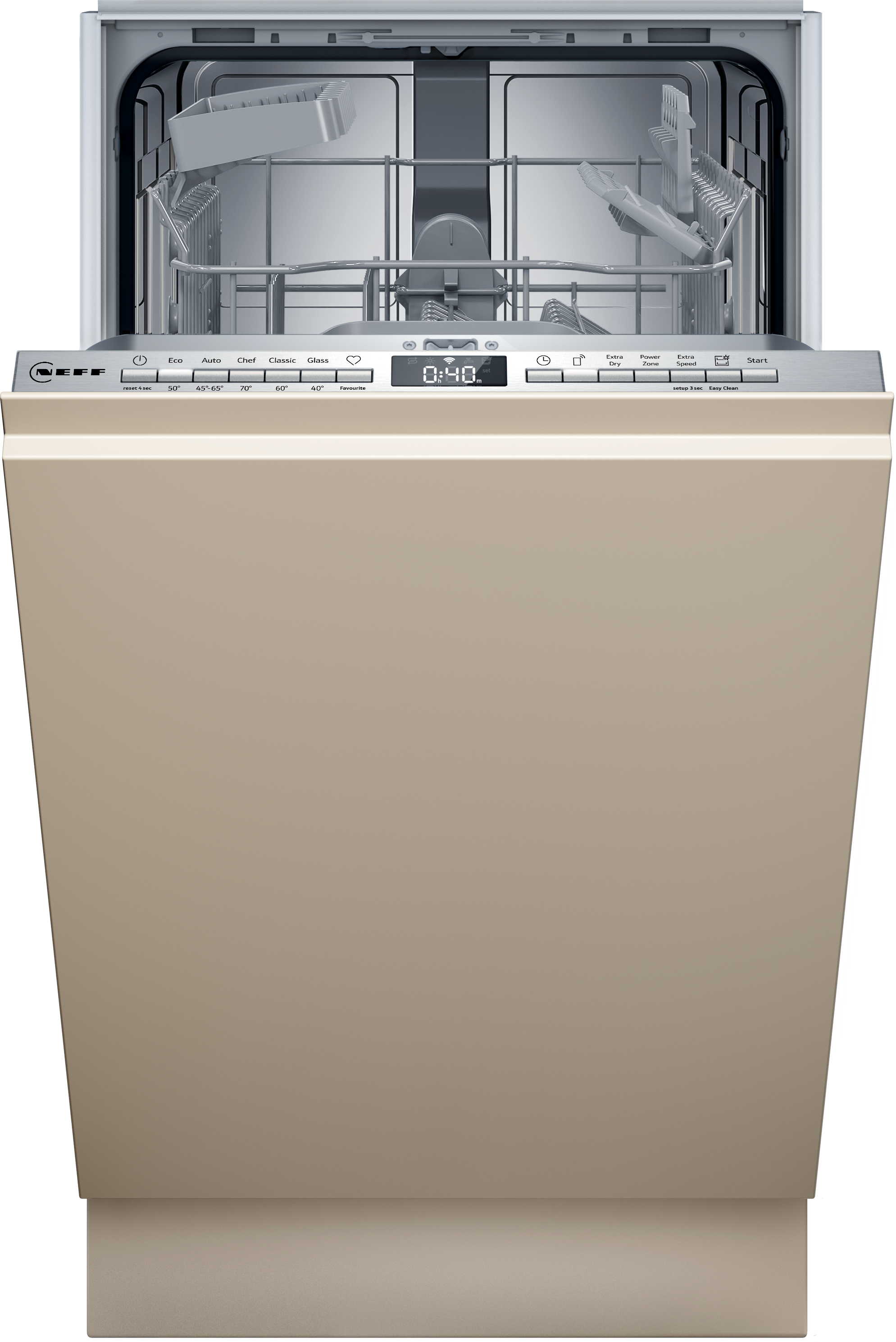 NEFF vollintegrierbarer Geschirrspüler »S853HKX20E«, 10 Maßgedecke, mit Rack Matic