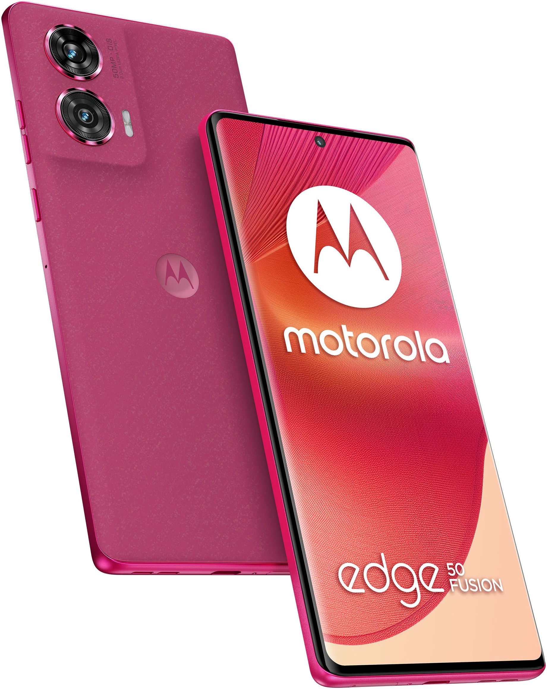 Smartphone »moto edge50 Fusion 256 GB«, Hot Pink, 17,02 cm/6,7 Zoll, 256 GB...