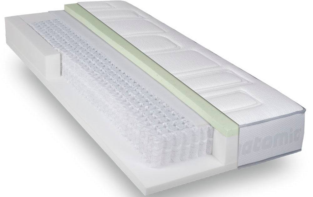 Revor Bedding Taschenfederkernmatratze »Anatomic ZIP 500 Visko«, 26 cm hoch, Raumgewicht: 50 kg/m³, 1500 Federn, (1 St.), Matratze mit dynamischem ANATOMIC Federkern, verschiedene Größen