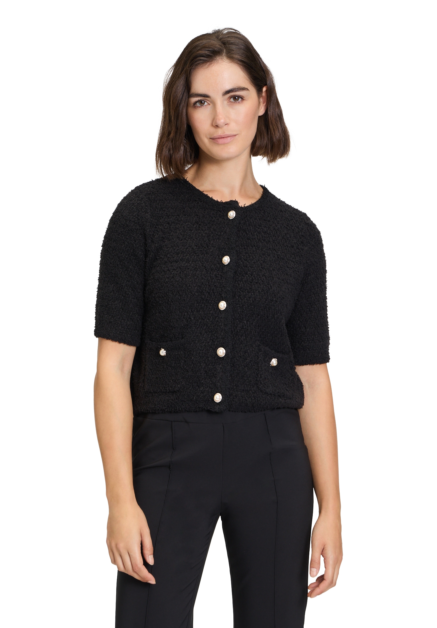 Vera Mont Cardigan »Strick-Cardigan mit Rundhalsausschnitt«