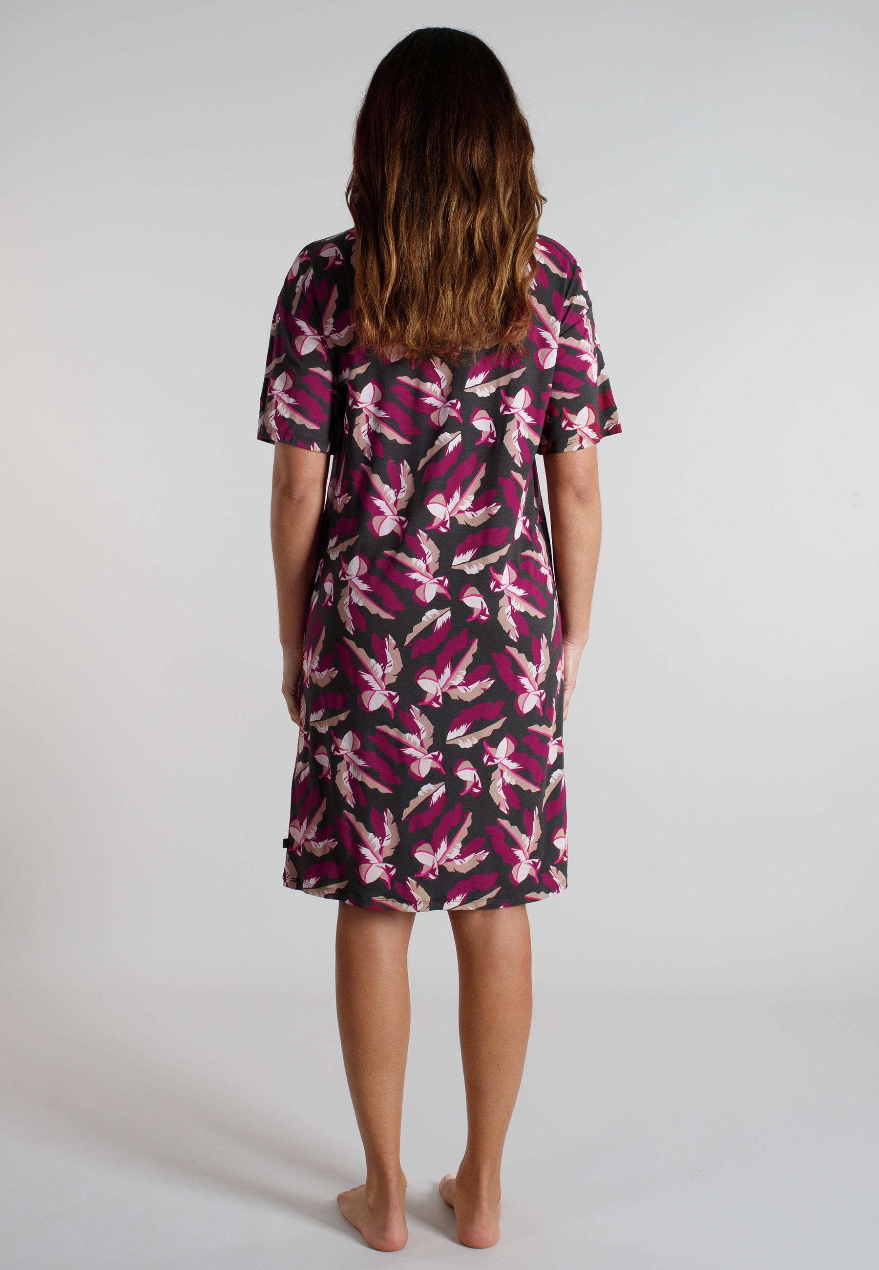 TOM TAILOR Nachthemd atmungsaktiv, Viskosemix