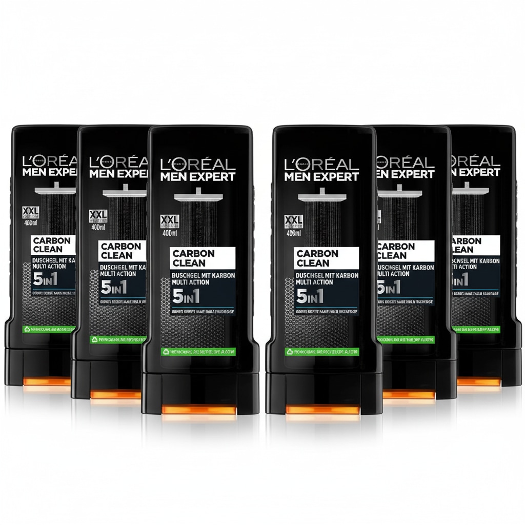 L'ORÉAL PARIS MEN EXPERT Duschgel »CARBON CLEAN 5IN1 XXL« mit Carbon