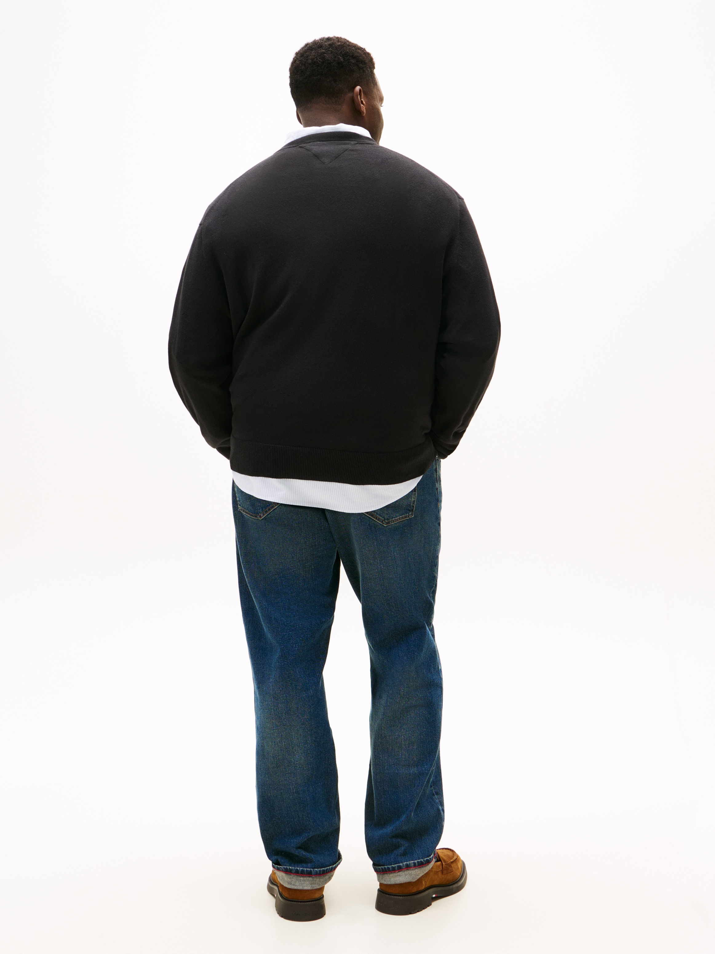 Tommy Hilfiger Big & Tall Rundhalspullover »BT-PIMA ORG CTN CASHMERE CN-B«