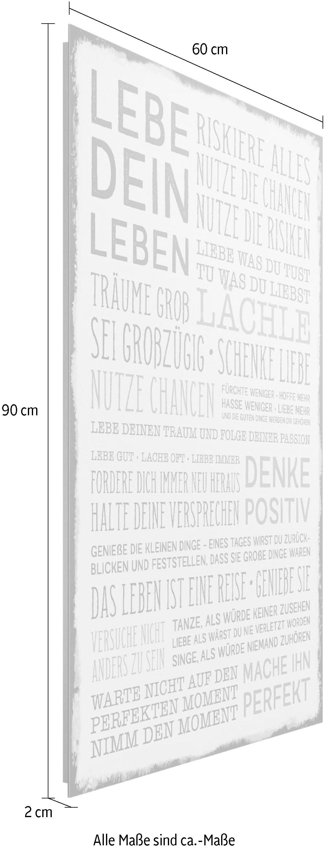 Reinders! Deco-Panel »Denke positiv«