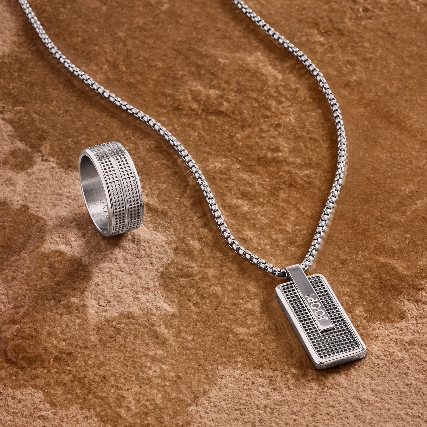 JOOP! Kette mit Anhänger »Rechteck«