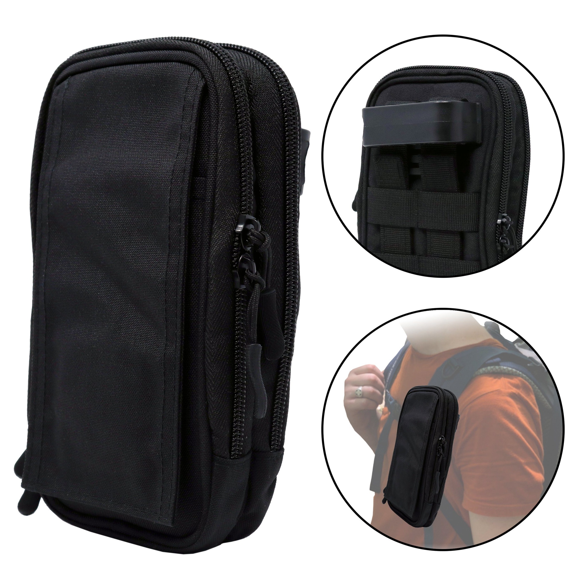 Zur Befestigung für Strap-Pack am Schultergurt »Clip - Klemmhalterung«