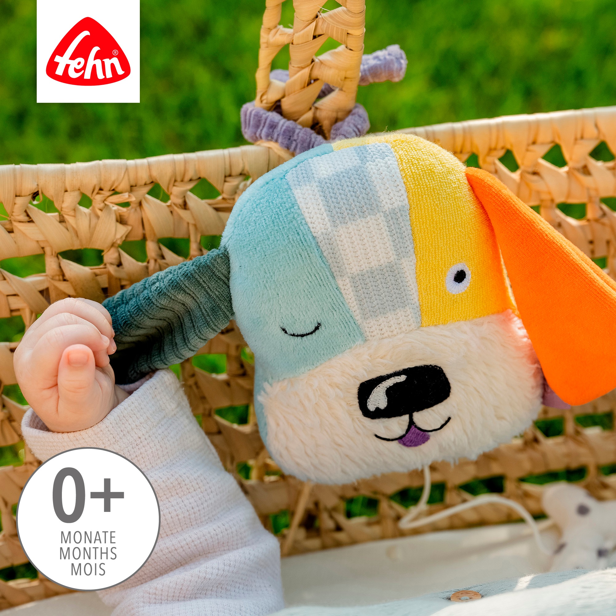Fehn Spieluhr »Mini-Spieluhr Hund« Enthält Bio-Baumwolle
