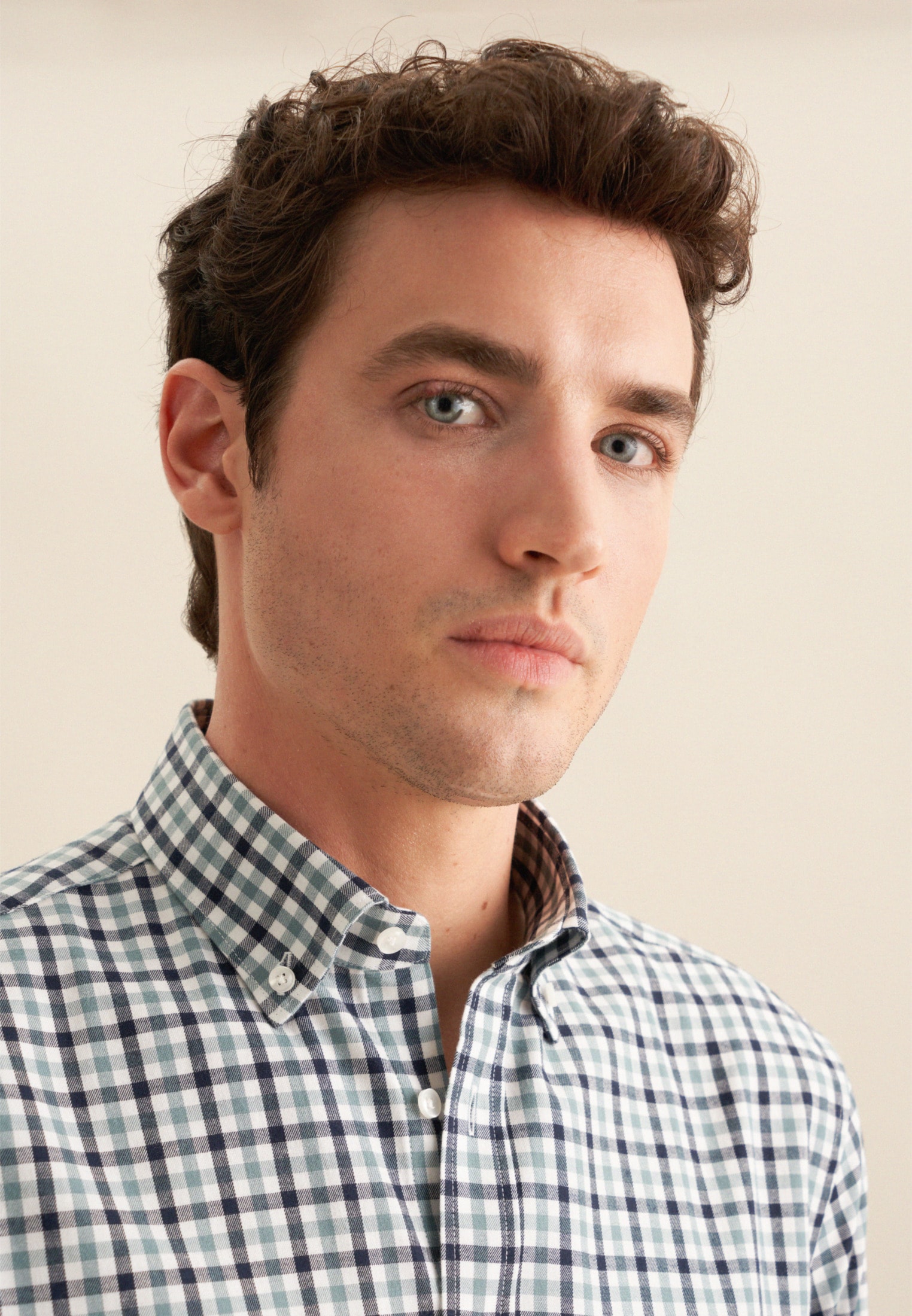 seidensticker Flanellhemd »Regular«, Regular Langarm Button-Down-Kragen Karo
