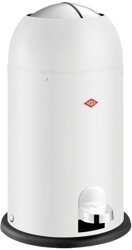 WESCO Mülleimer »Kickmaster Junior Abfallsammler mit Dämpfer« 1 Behälter mit Kunststoffeinsatz, Klappe, Fußtritt und Bodenring