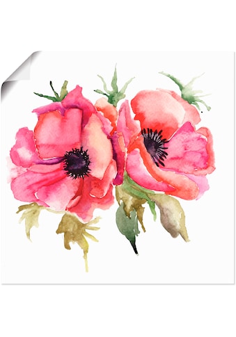 Artland Wandbild »Mohnblumen«, Blumen, (1 St.), als Alubild, Leinwandbild,... kaufen