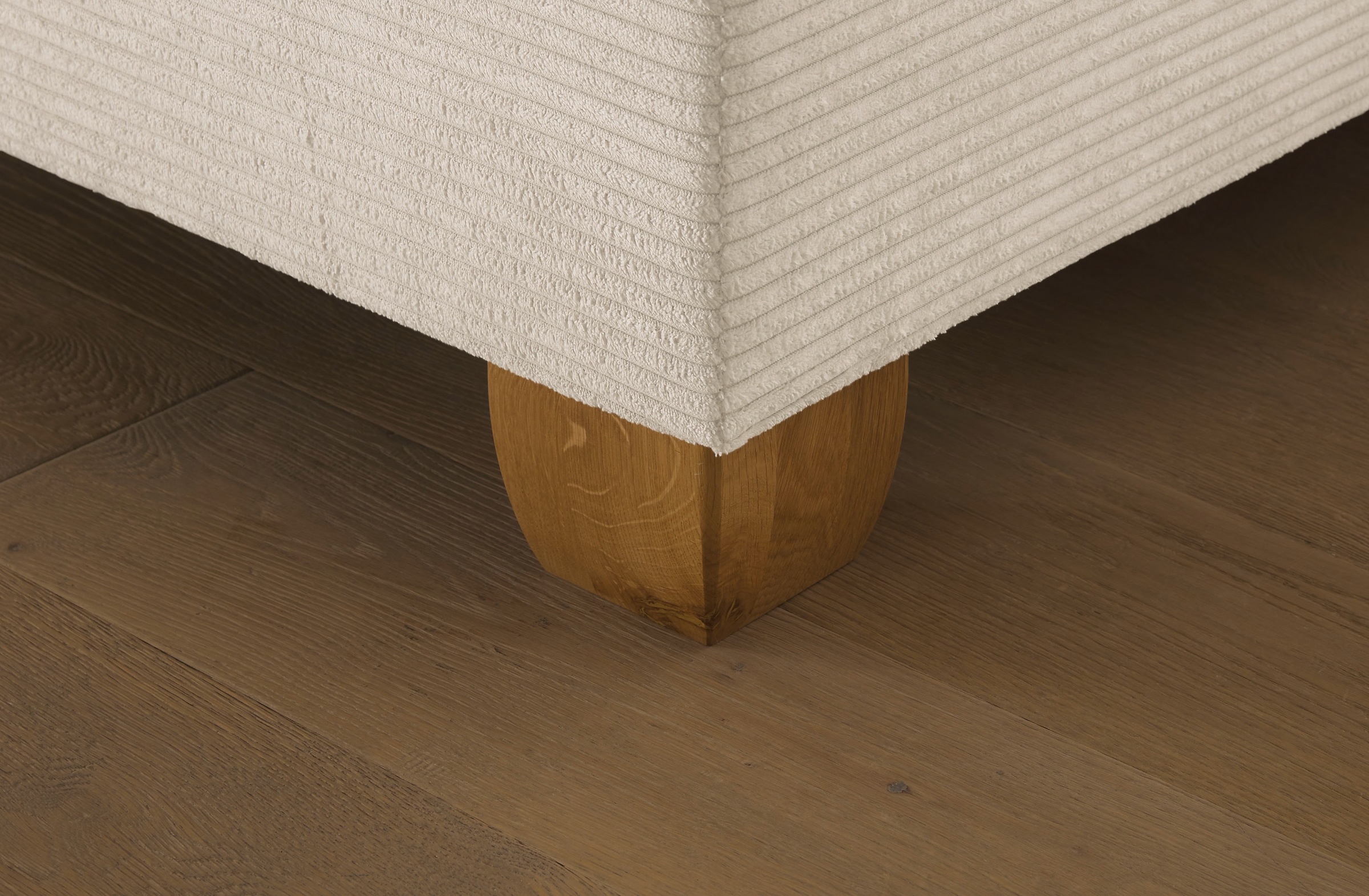 hapo Boxspringbett »Hana, in verschiedenen Breiten und Härtegraden erhältlich« Bett mit samtartigem Stoff bezogen, inkl. Topper