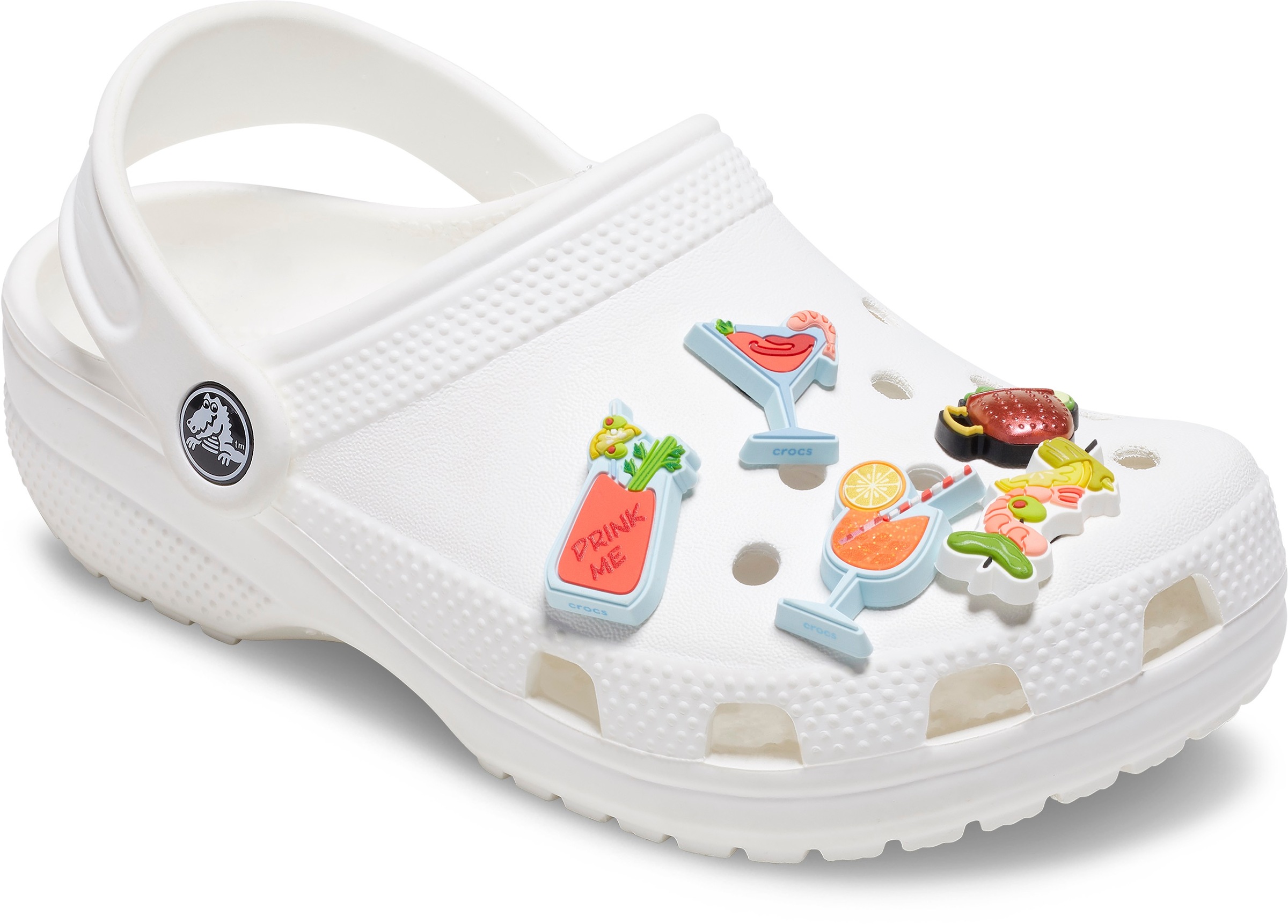 Crocs Schuhanstecker »Jibbitz™ Happy Hour«, (Set, 5 tlg., Kein Spielzeug. Nicht für Kinder unter 3 Jahren geeignet), Charm, Anstecker für Crocs Schuhe