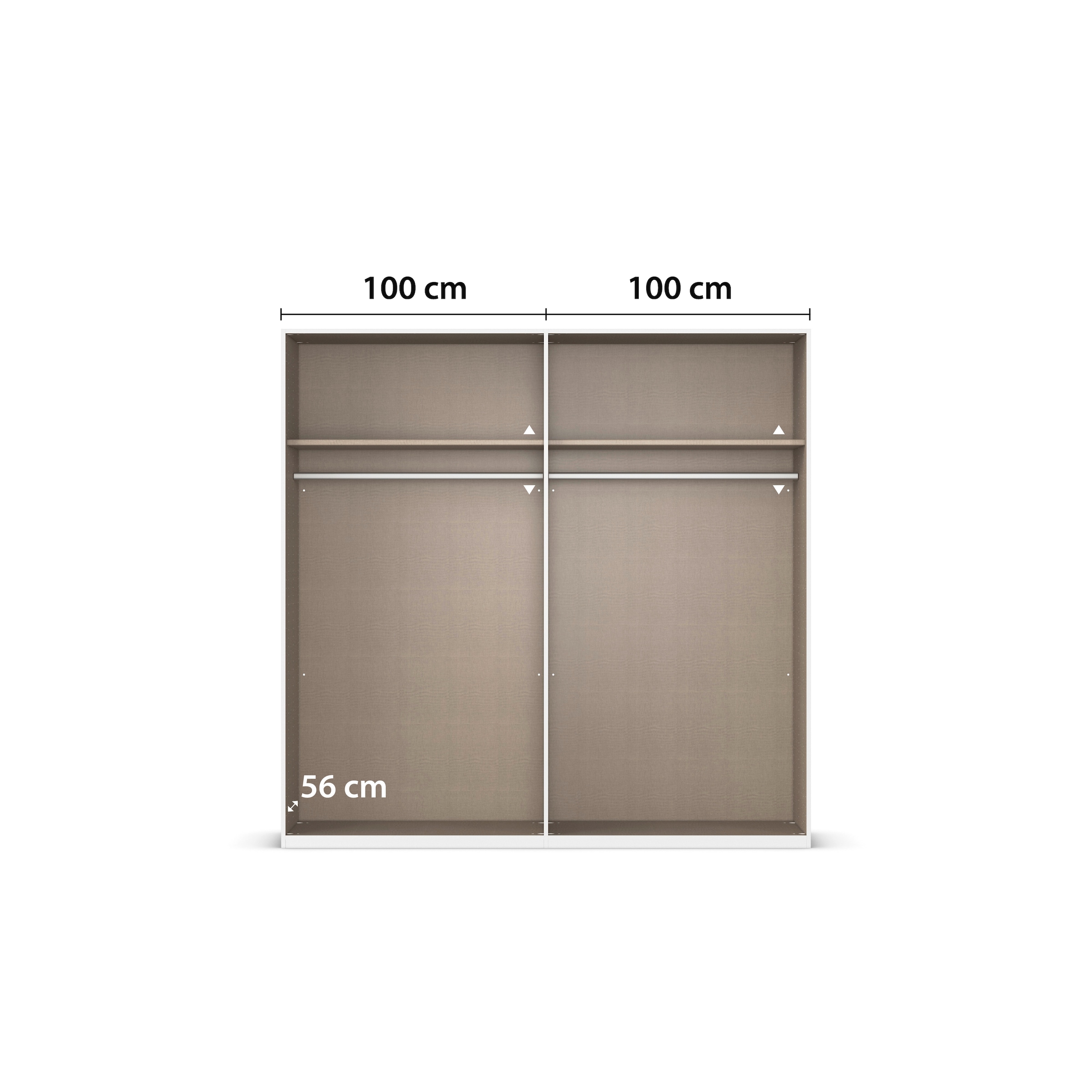 rauch Schlafzimmer-Set »Komplettschlafzimmer Schlafzimmer EVELYN«, (Set, 3 tlg.), Schrank und Bett in 2 Breiten, Nachttisch 2 Schubladen MADE IN GERMANY