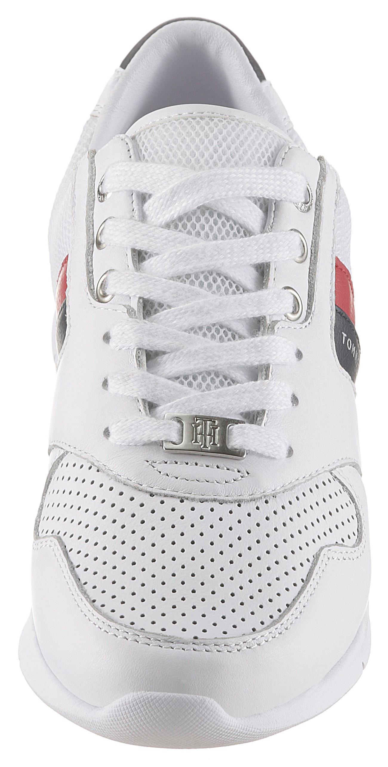 lightweight leather sneaker tommy hilfiger