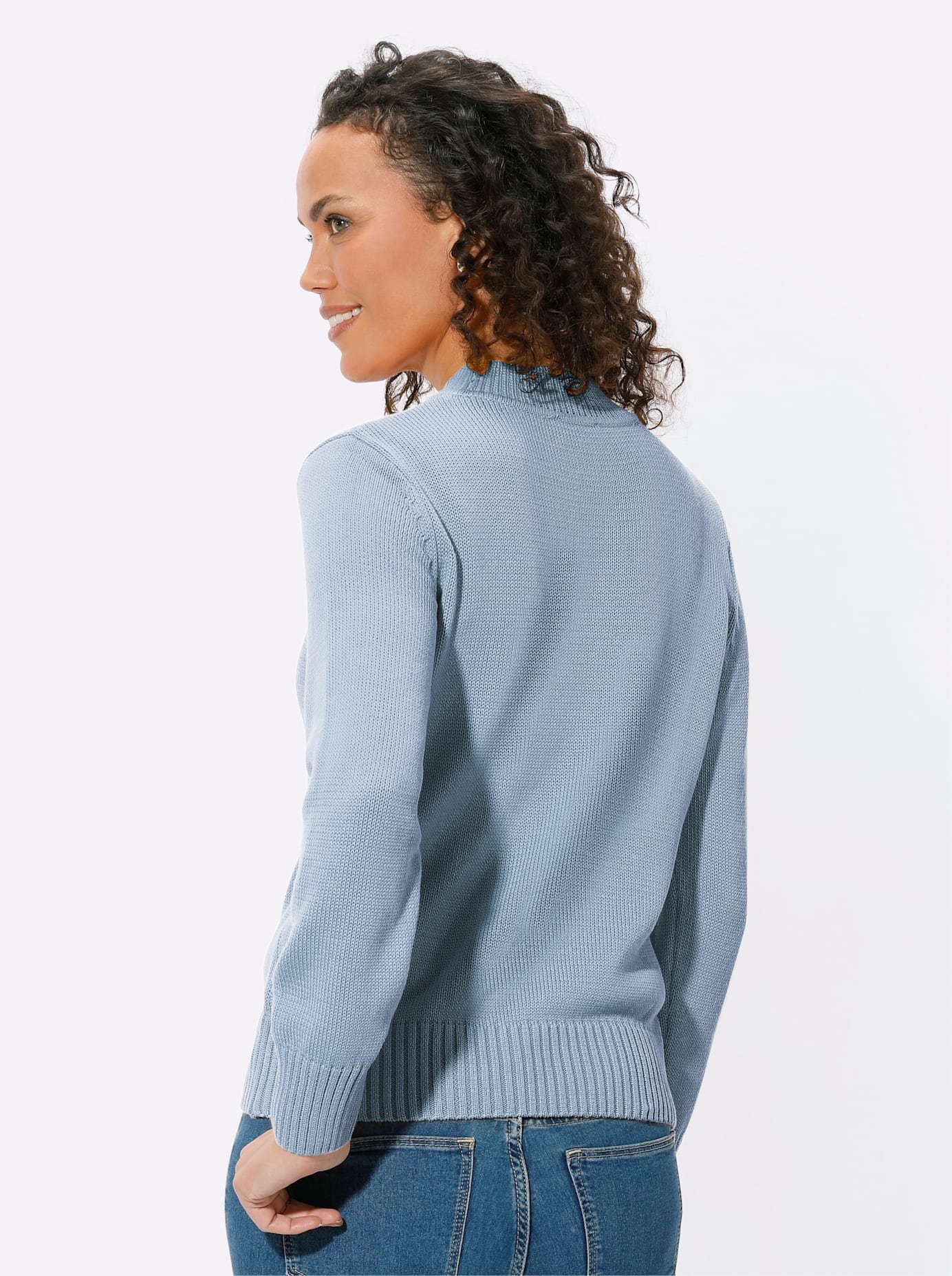 Casual Looks Stehkragenpullover »Pullover«