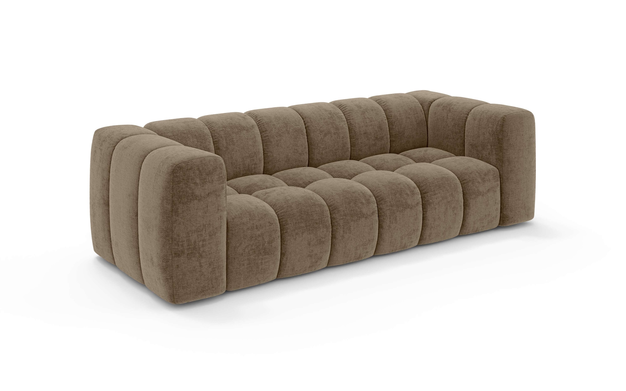 homsy by Ana Johnson Big-Sofa »BOUBELLE Design-Sofa mit Steppung, Bubble-Optik, Breite 246 cm« 4-Sitzer mit Wellenunterfederung, gemütlich und modern, Sitzkomfort