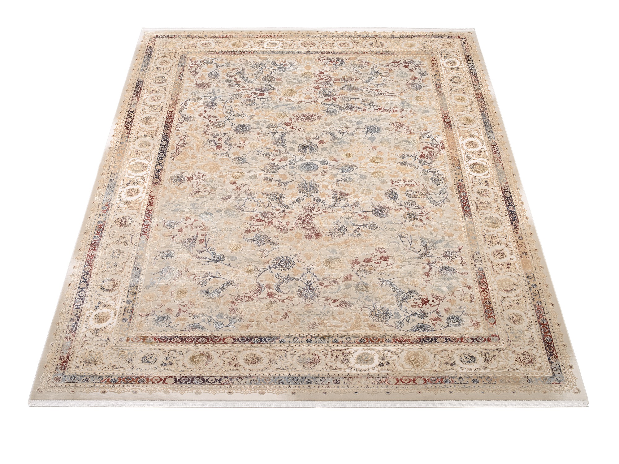 OCI DIE TEPPICHMARKE Teppich »MYSTIC LIMITED« rechteckig 7 mm Höhe florale Muster in 3D-Optik, maschinell gewebt, Viskose