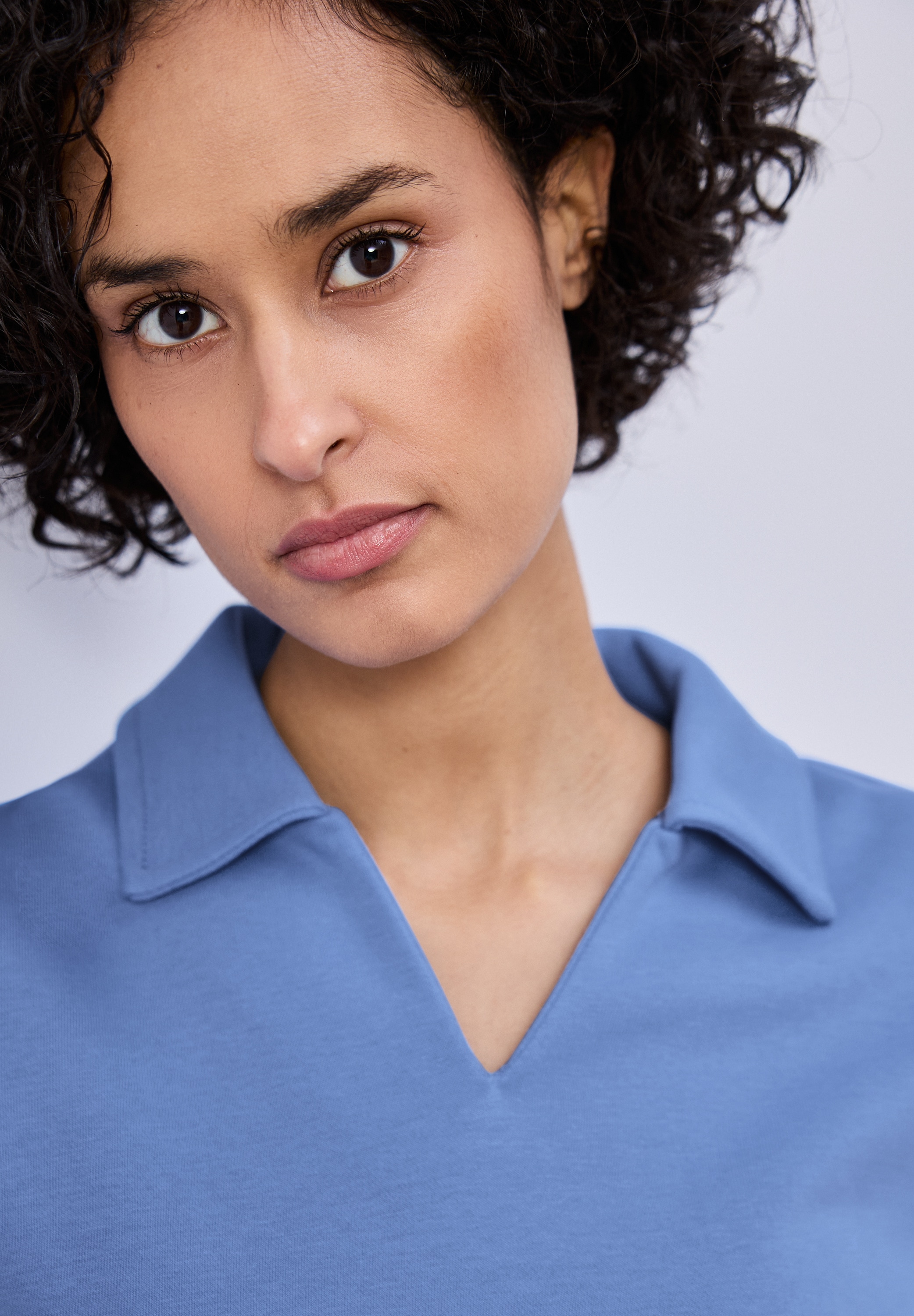 STREET ONE Sweatshirt , mit Hemdkragen
